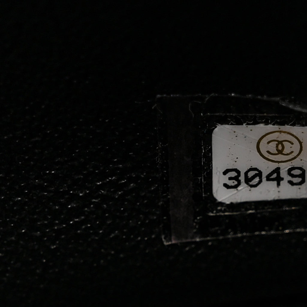 Chanel Lambskin Quilted Mini Rectangular Flap Black