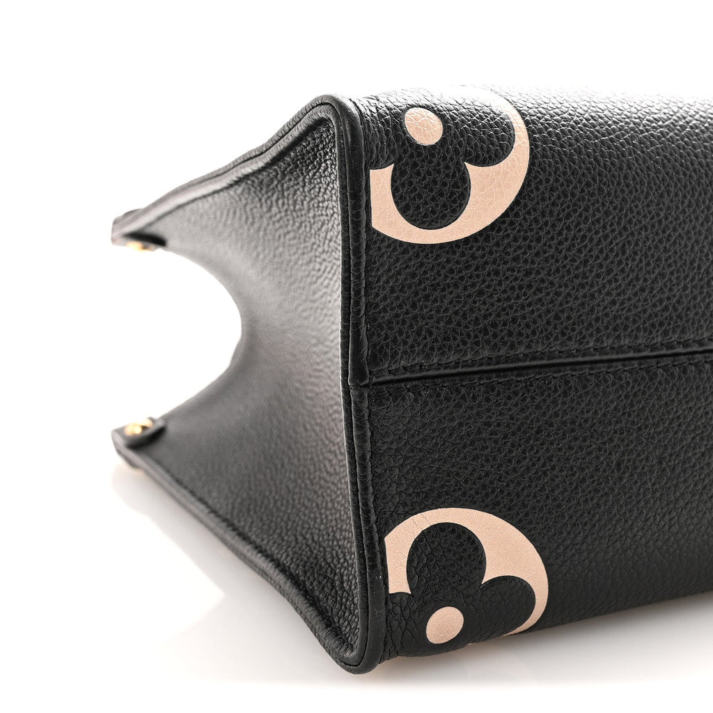Louis Vuitton Empreinte Monogram Giant Onthego PM Black Beige