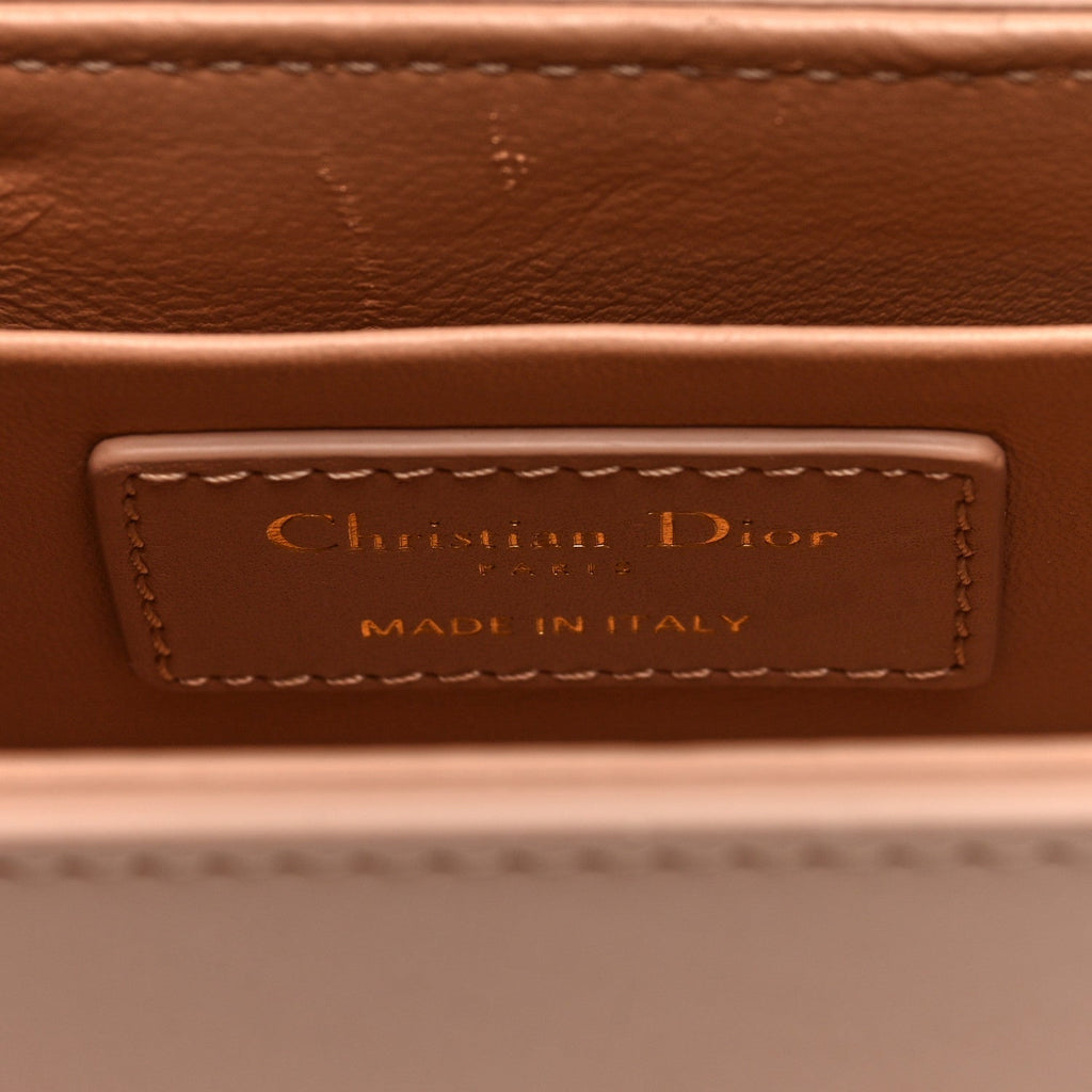 Christian Dior Smooth Calfskin 30 Montaigne Box Bag Pale Pink