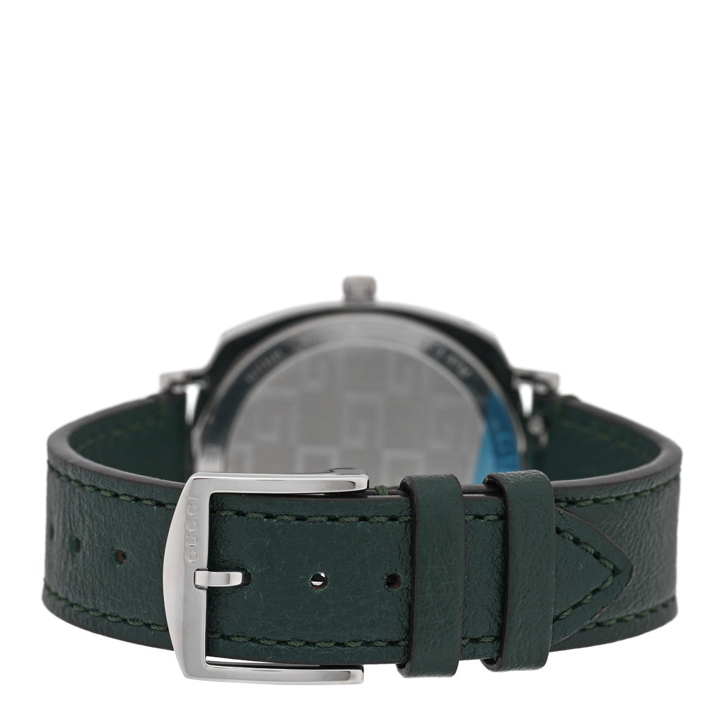 Gucci Stainless Steel Calfskin 35mm Grip Quartz Watch Green