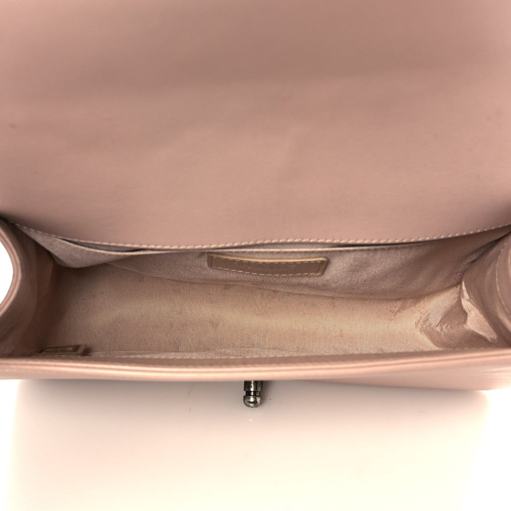 Chanel Lambskin Quilted Medium Boy Flap Light Pink