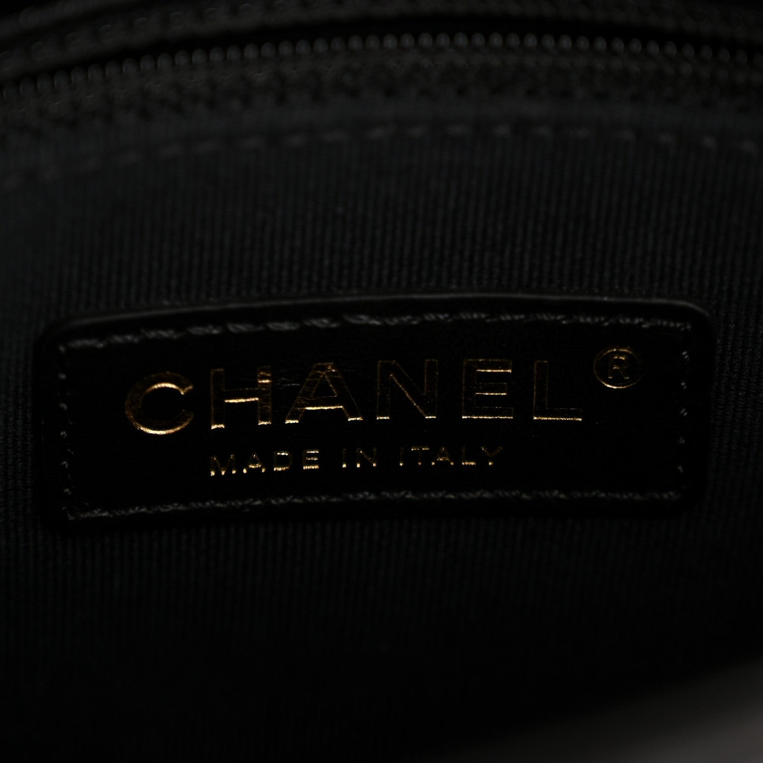 Chanel Lambskin Quilted Small Lacquered Chain Flap Black
