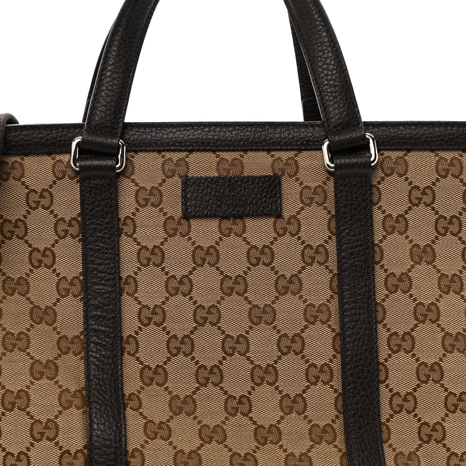Gucci GG Monogram Large Joy Tote Bag Dark Brown