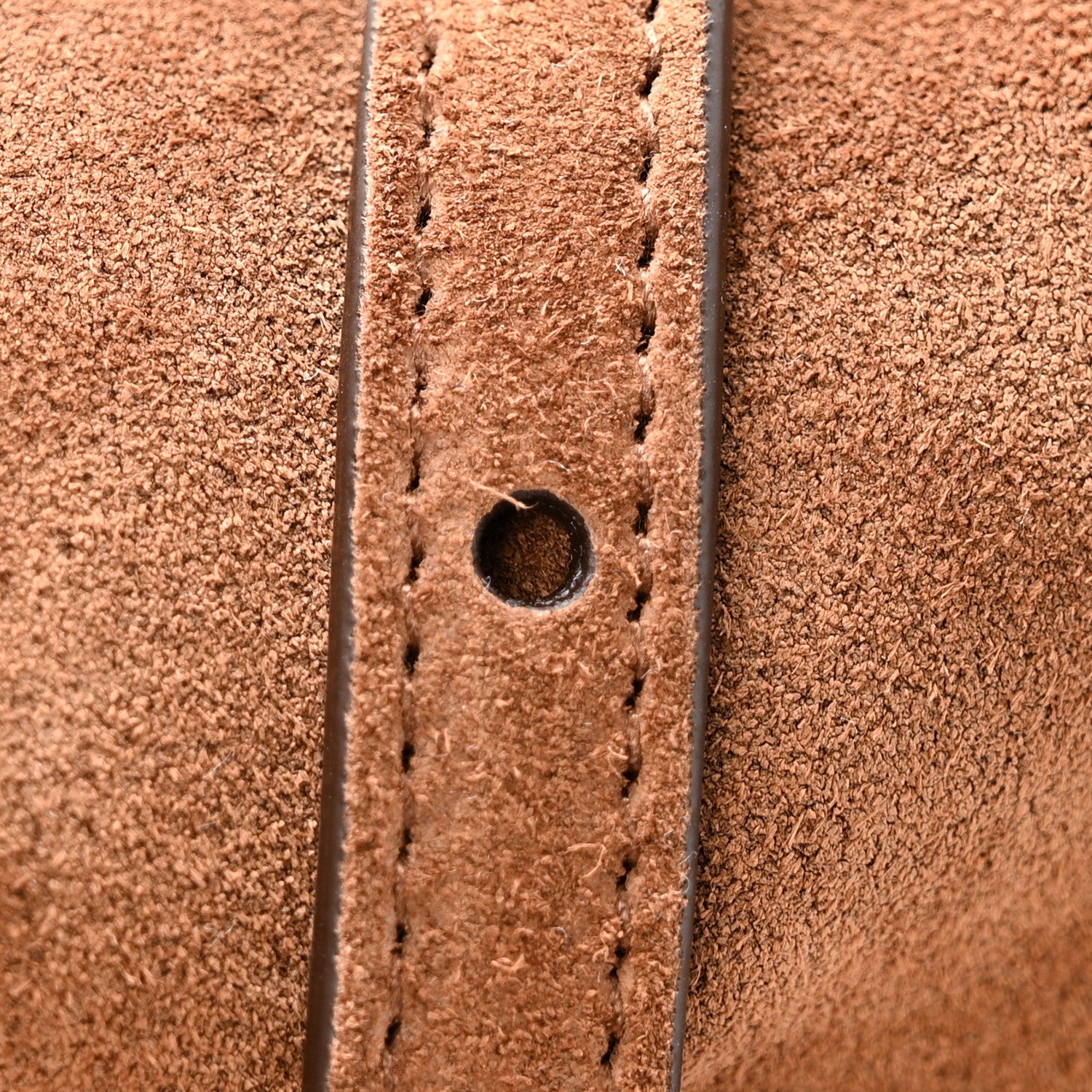 Prada Suede Triangle Medium Bonnie Shoulder Bag Cacao