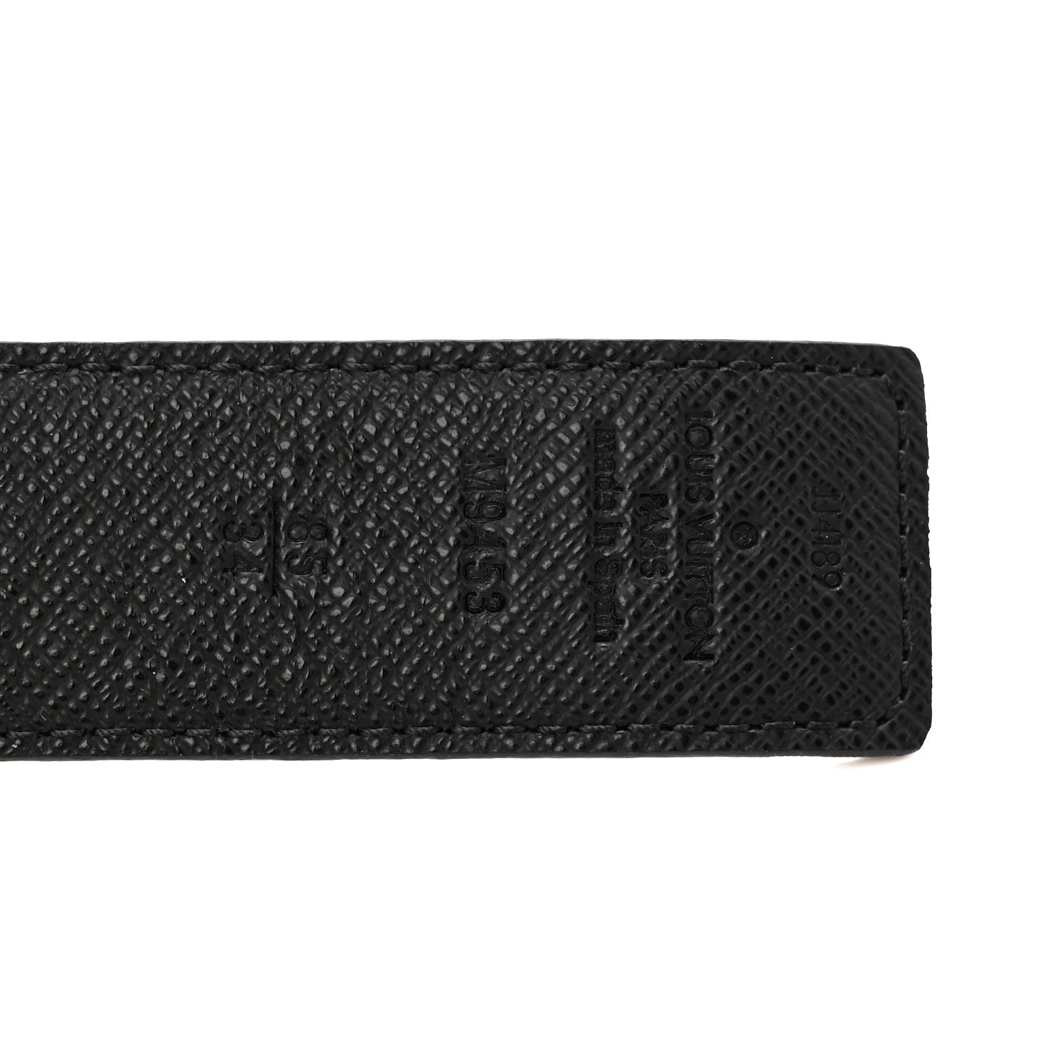 Louis Vuitton Calfskin Monogram 30mm LV Initiales Reversible Belt 85 34 Black