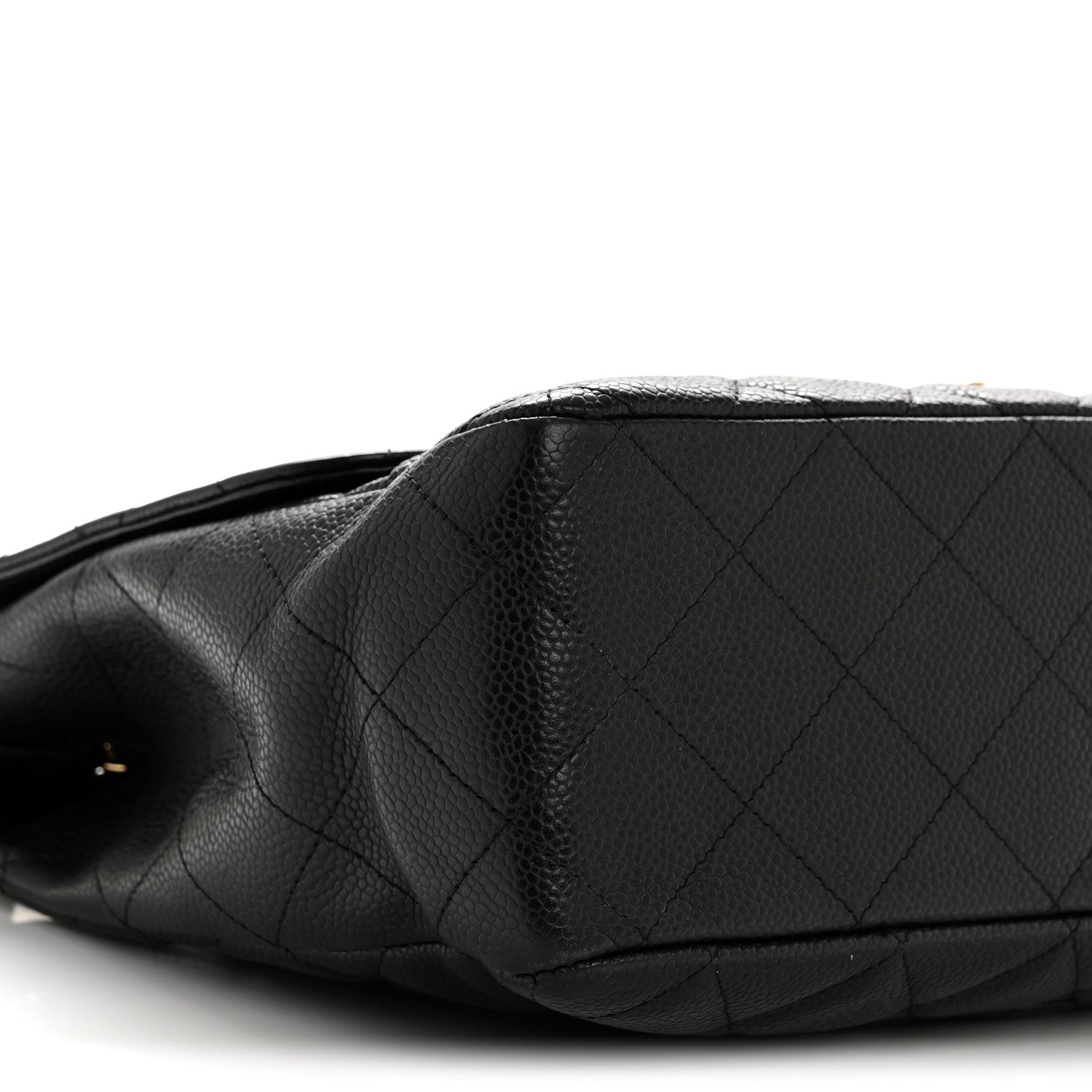 Chanel Caviar Quilted Jumbo Single Flap Black