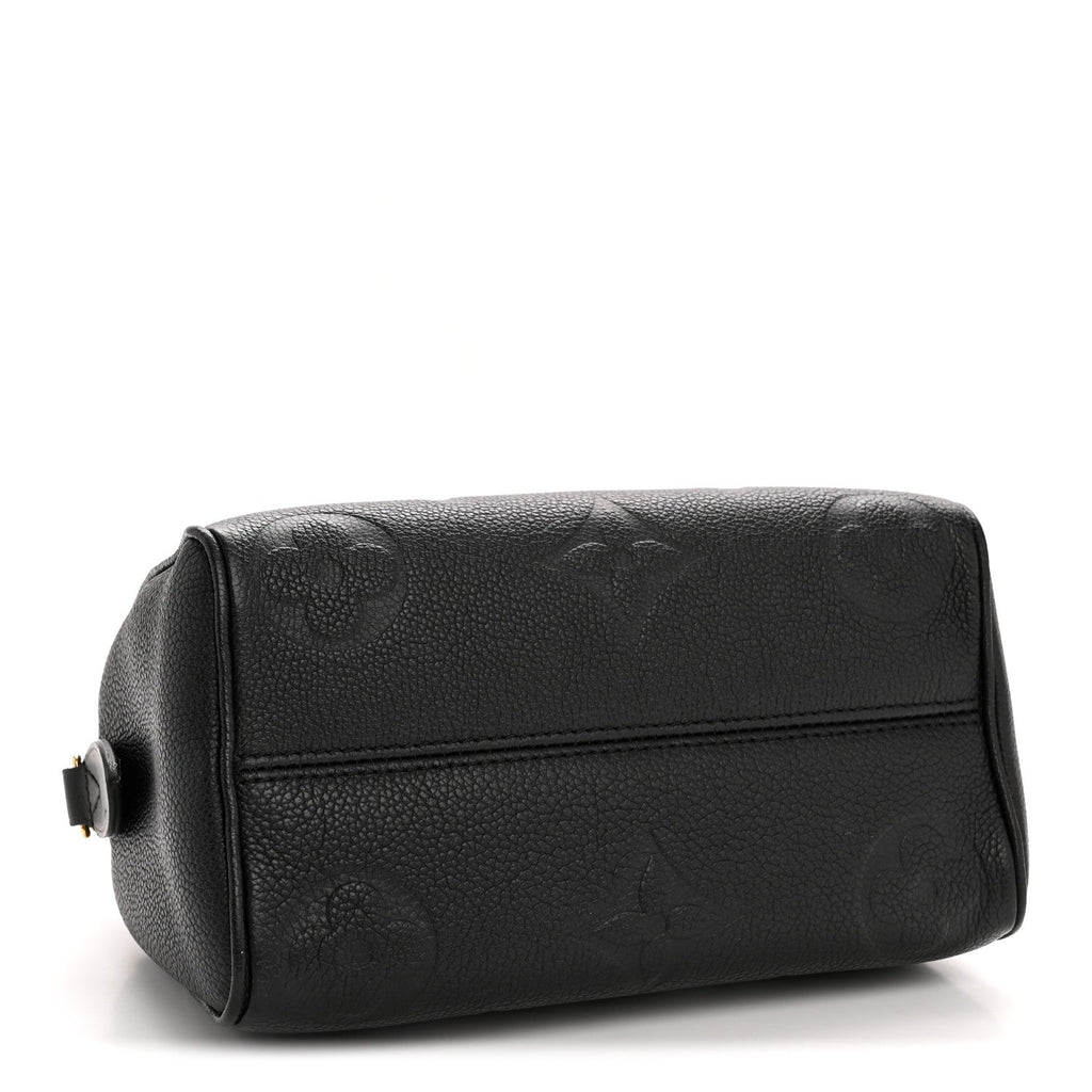Louis Vuitton Empreinte Monogram Giant Speedy Bandouliere 20 Black
