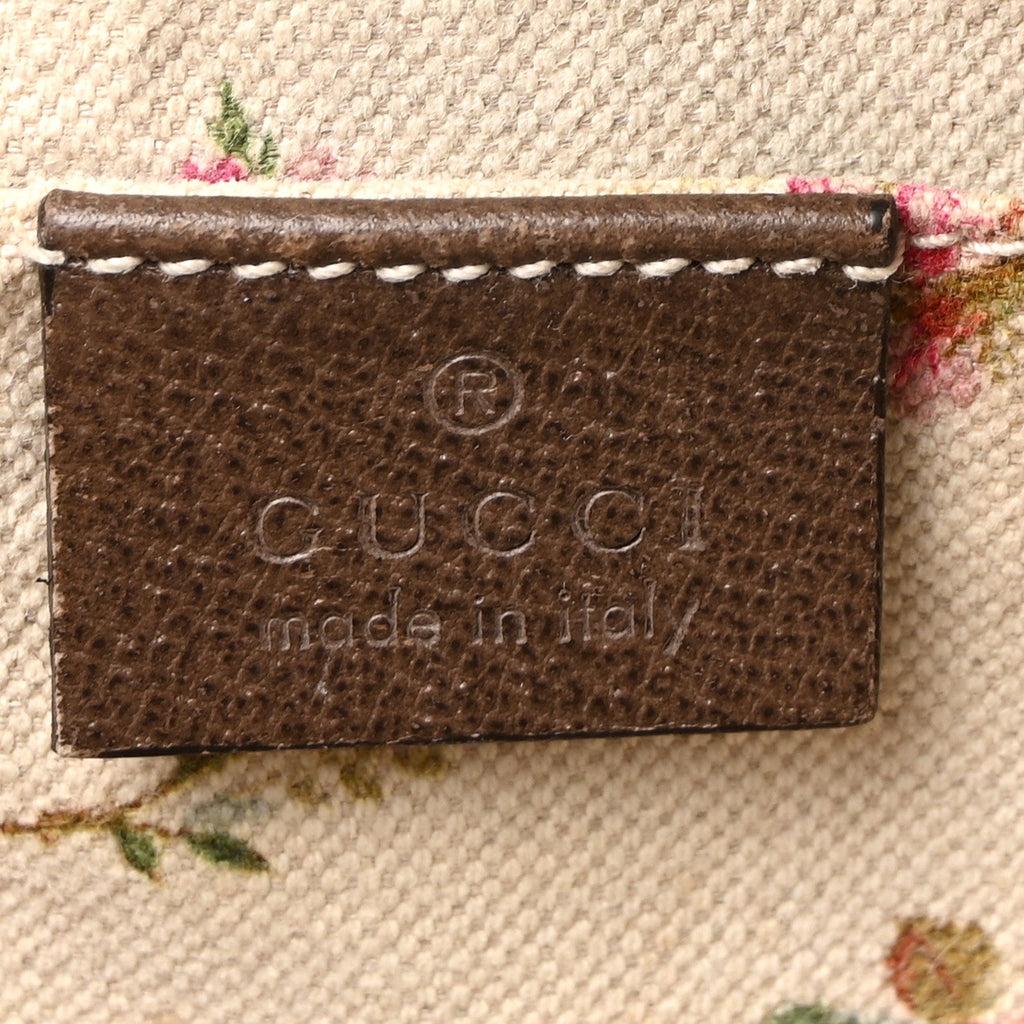 Gucci GG Supreme Monogram Web Neo Vintage Shoulder Bag Beige New Acero Crop