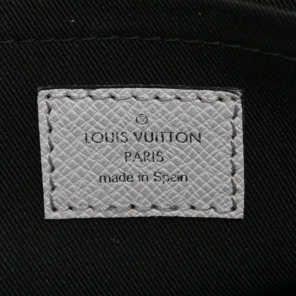 Louis Vuitton Taiga Monogram Alpha Messenger Optic White