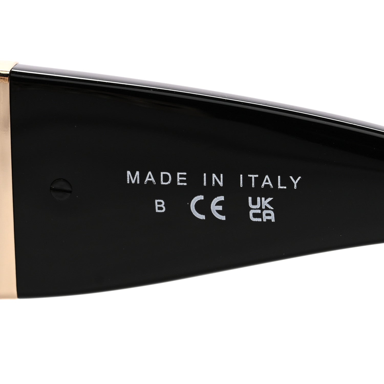 Acetate Calfskin Chain CC Sunglasses 5536-Q-A Black