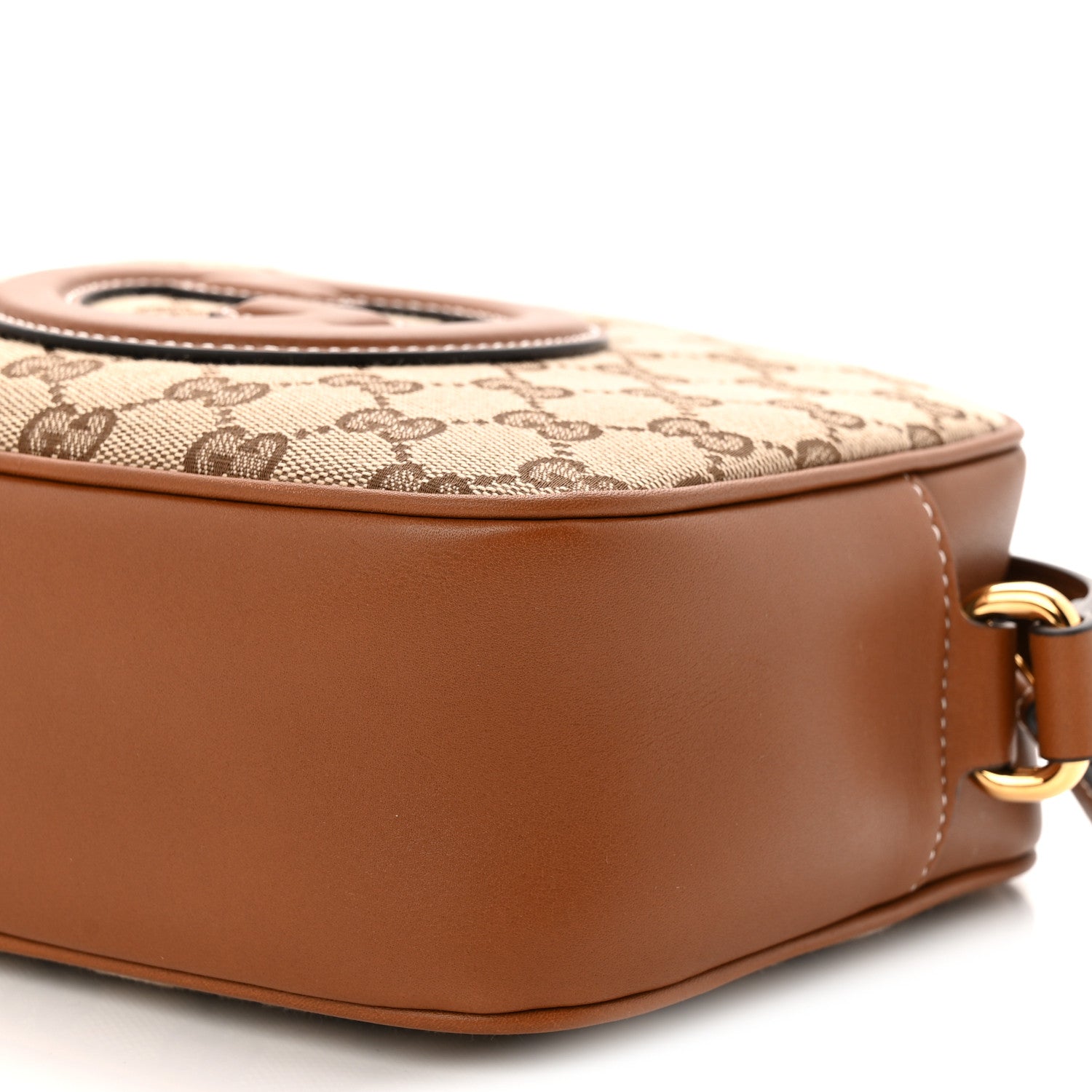 Gucci GG Supreme Calfskin Mini Blondie Bag Beige Ebony Sundial