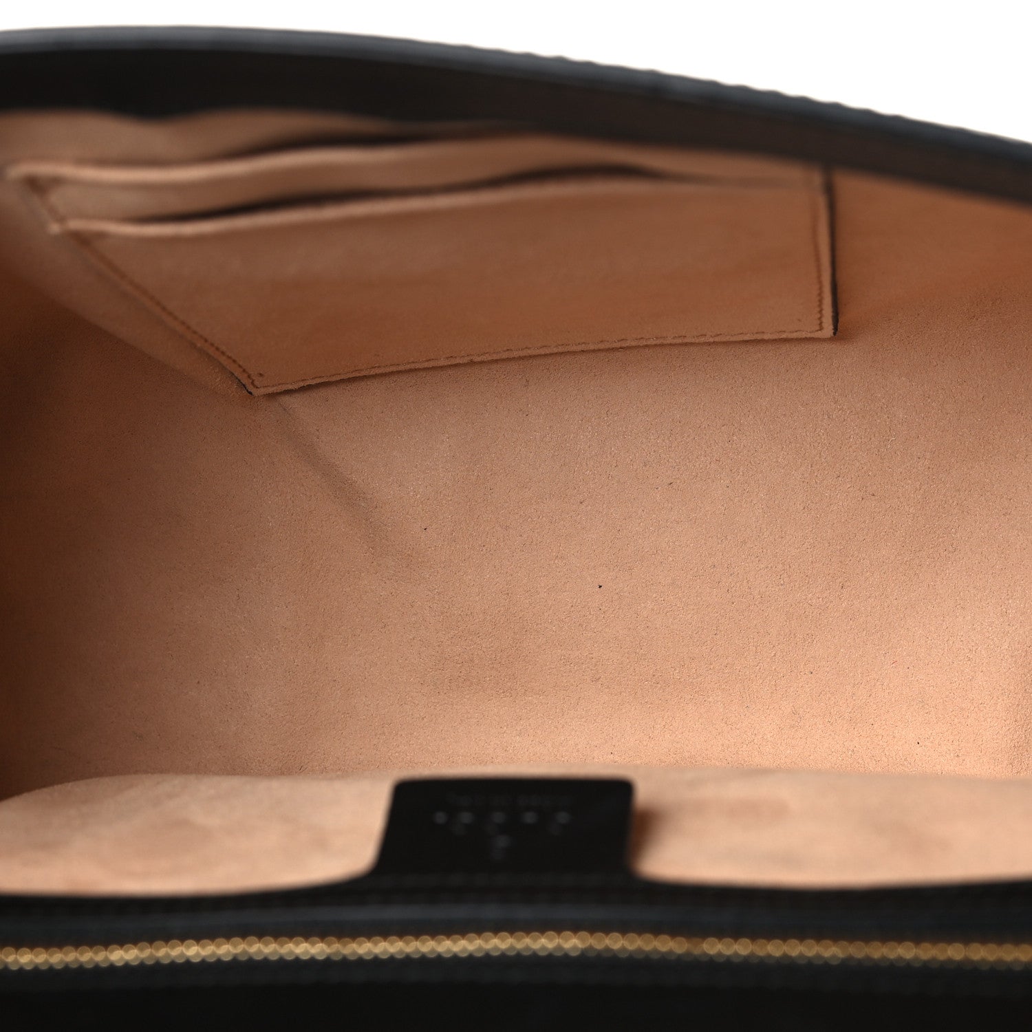 Gucci Guccissima Medium Padlock Shoulder Bag Black