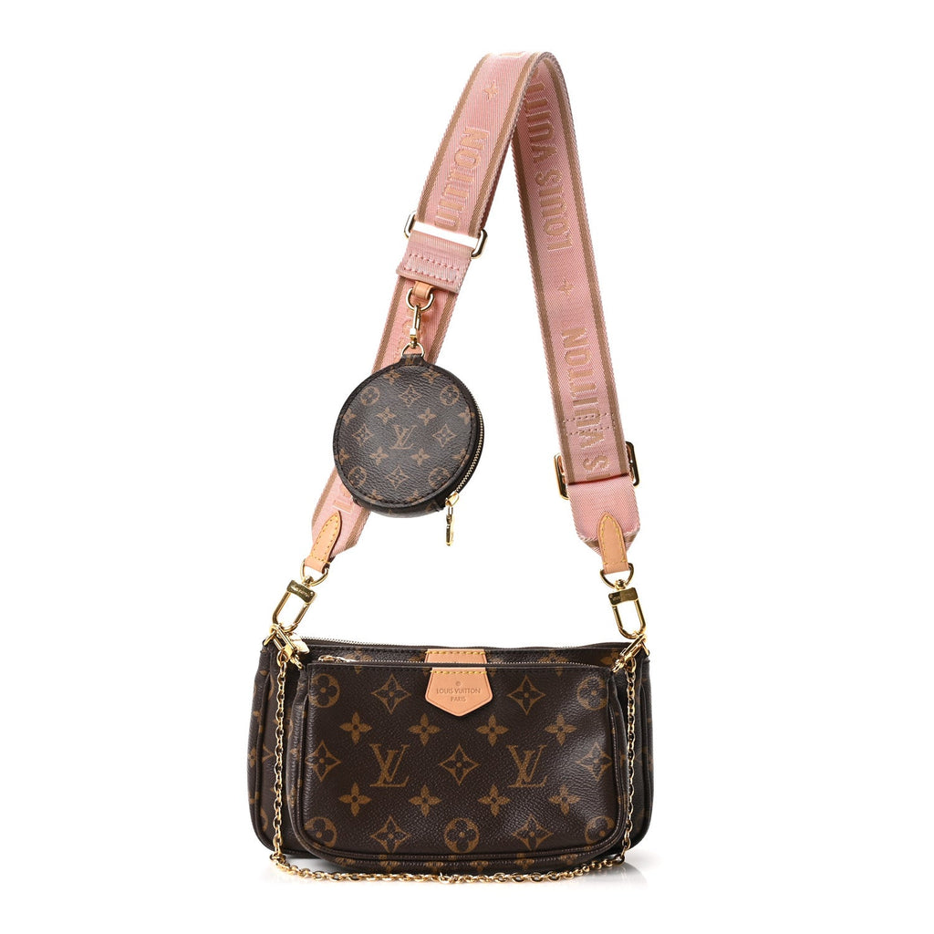 Louis Vuitton Monogram Multi Pochette Accessories Rose Clair