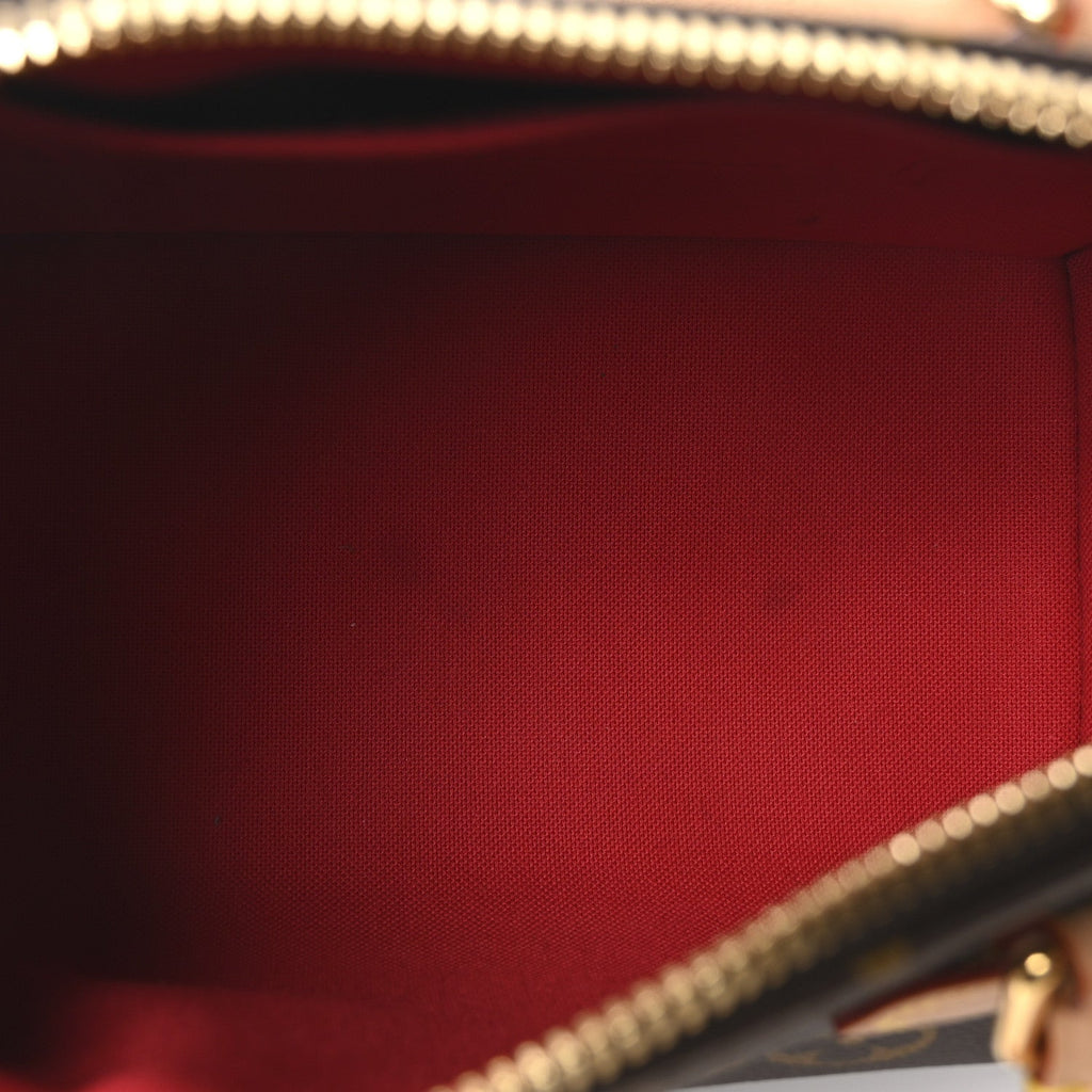 Louis Vuitton Monogram Speedy Bandouliere 20 Beige