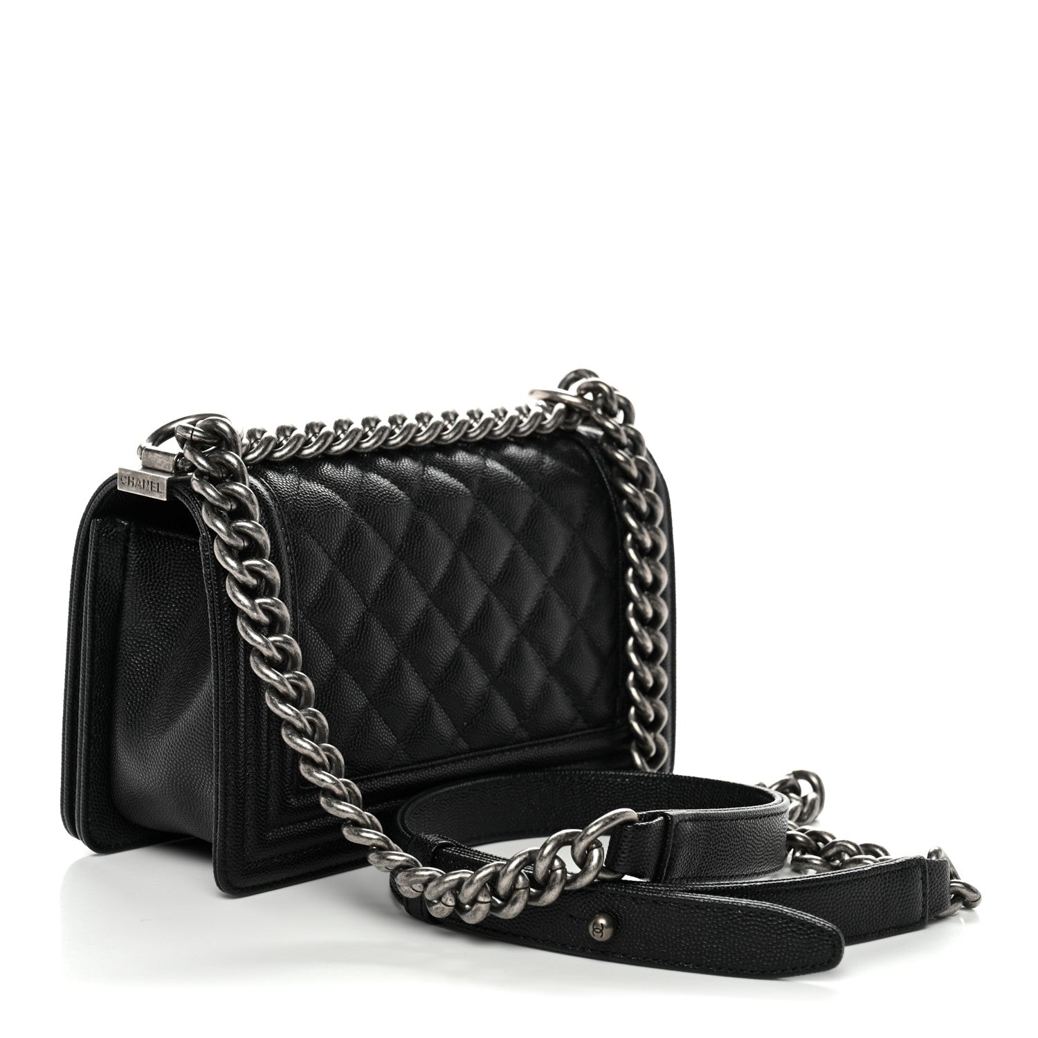 Chanel Caviar Quilted Small Boy Flap Black
