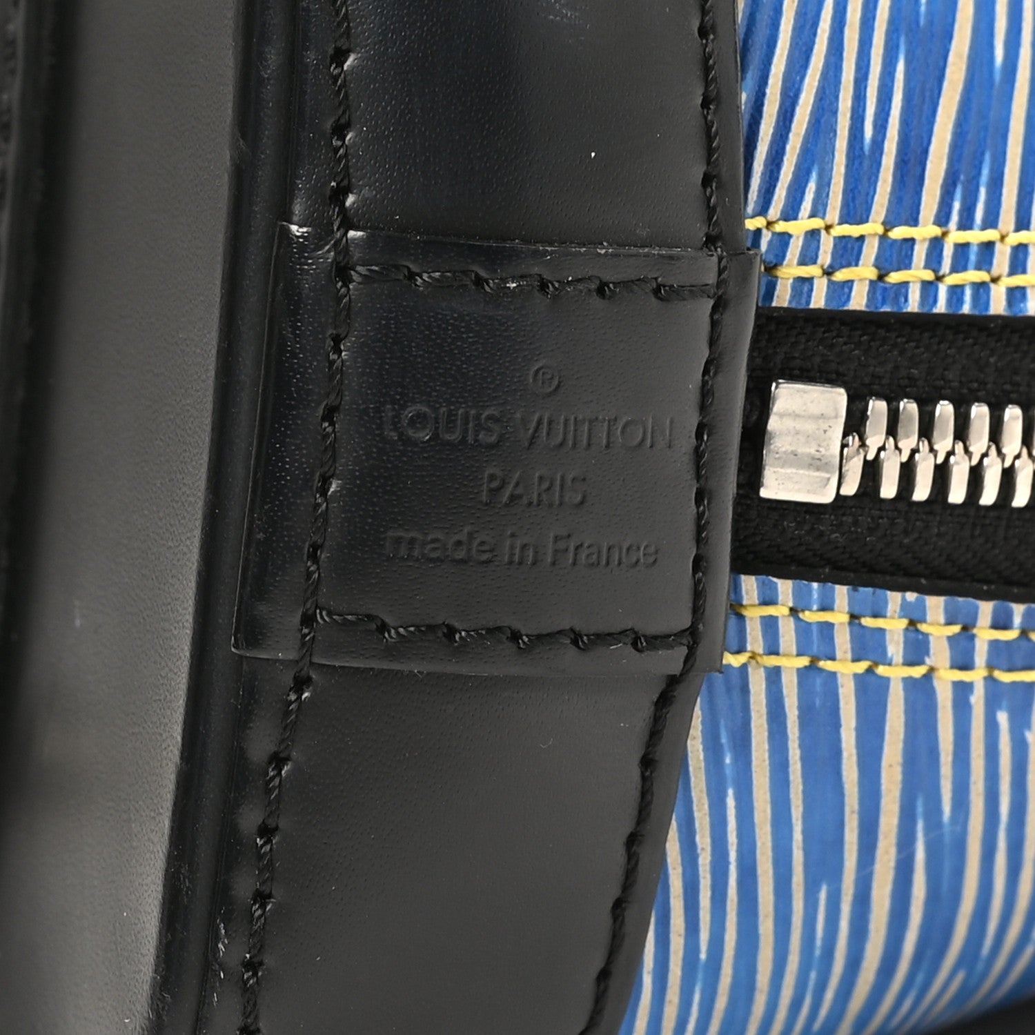Louis Vuitton Epi Alma BB Denim Light