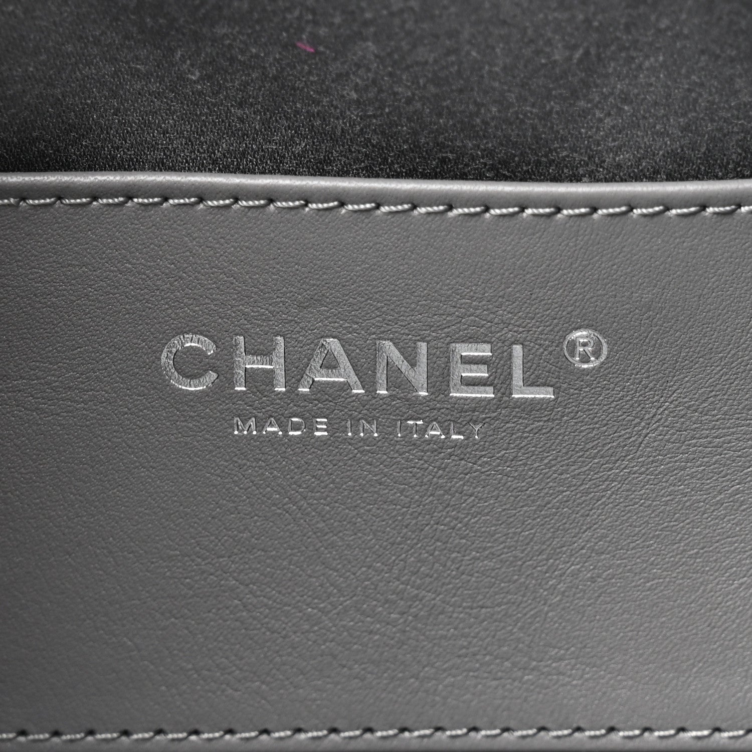 Chanel Metallic Caviar Quilted Mini Chanel 25 Handbag Anthracite