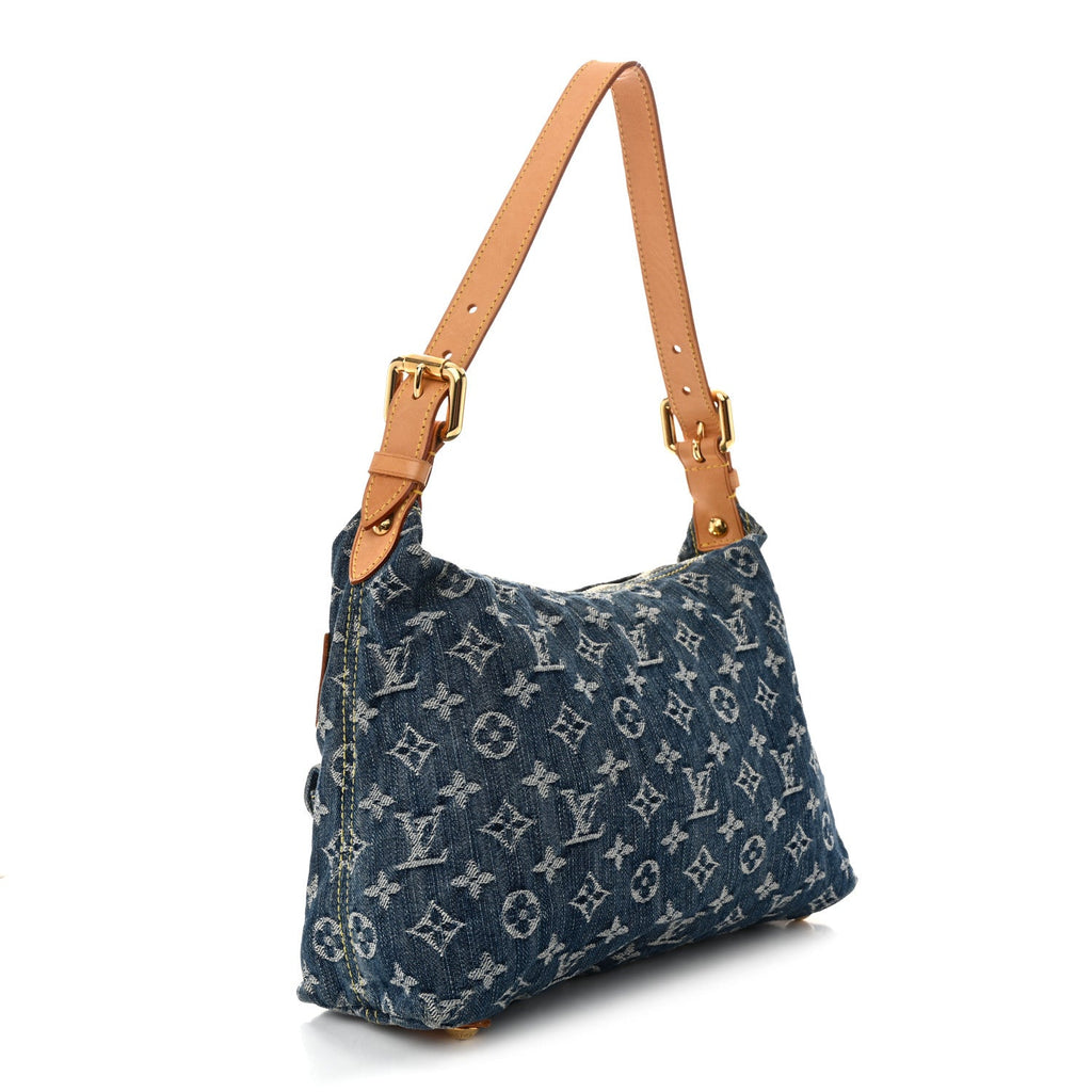 Louis Vuitton Monogram Denim Baggy PM Blue