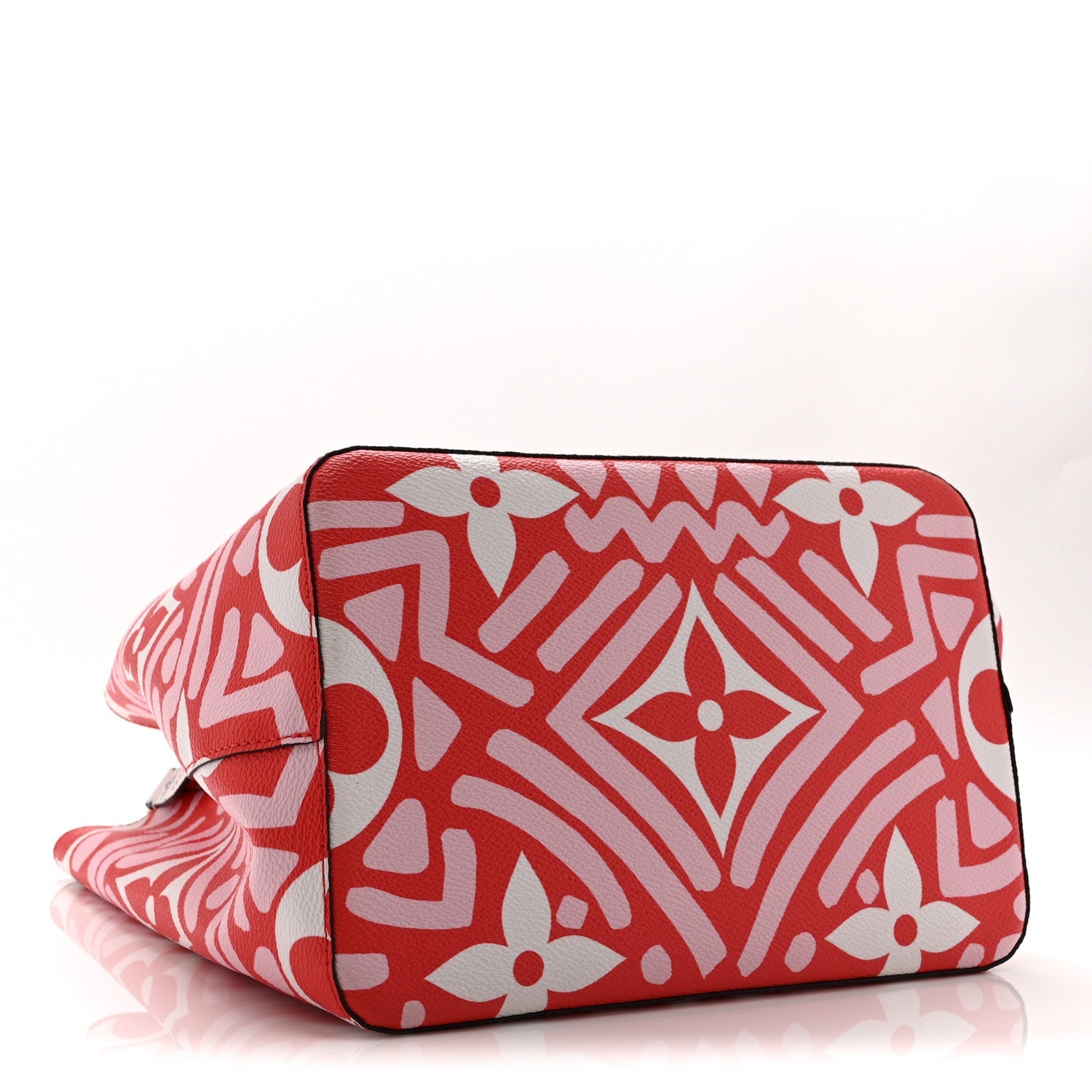 Louis Vuitton Monogram Giant Crafty NeoNoe MM Rouge Rose Creme