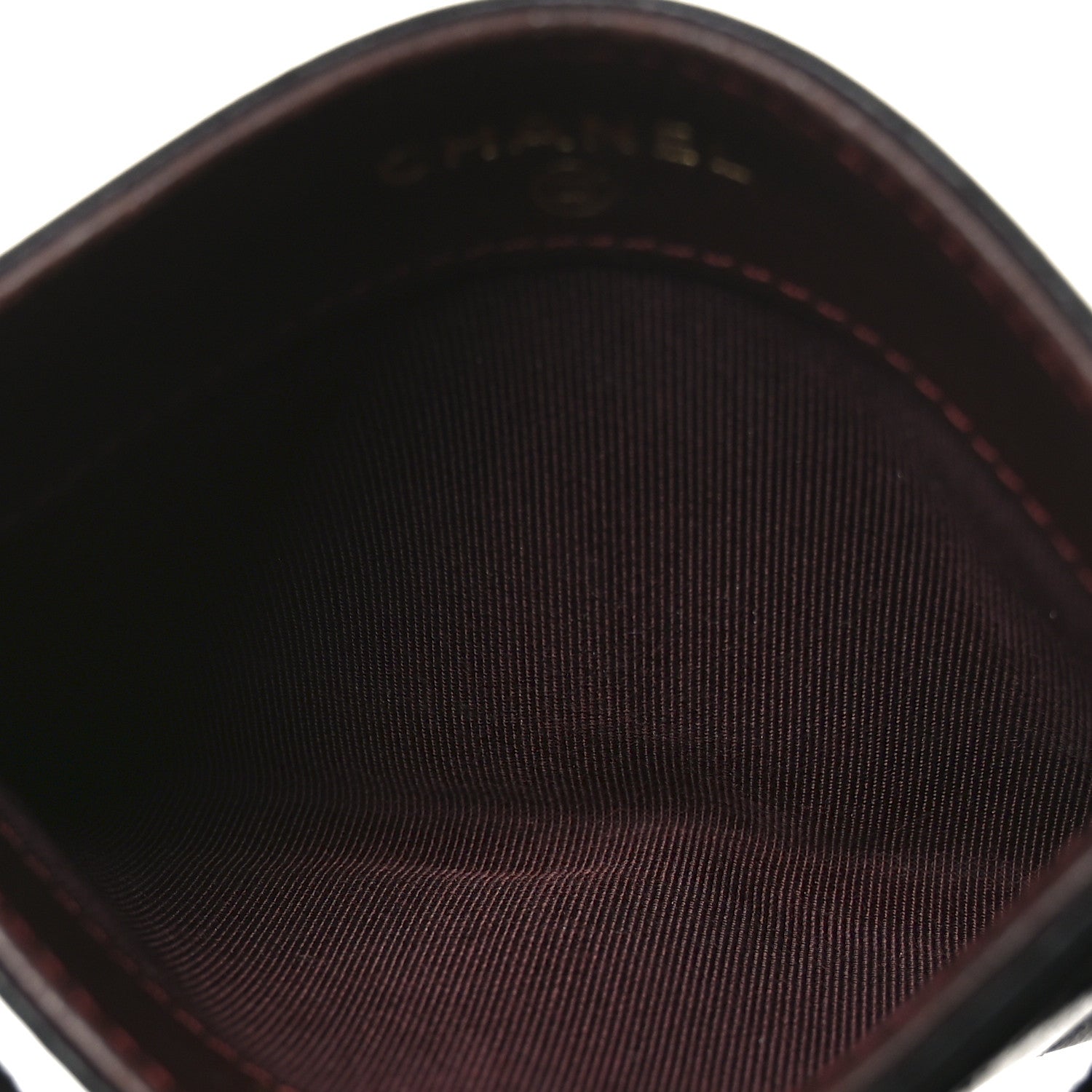 Lambskin Quilted Card Holder Black