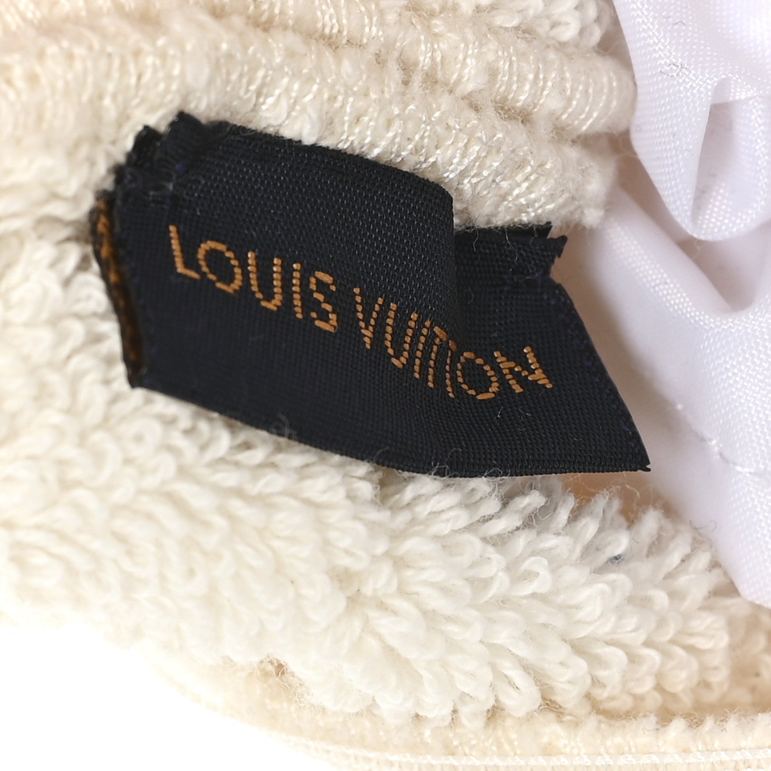 Louis Vuitton Cotton Beach Cushion Pillow Creme