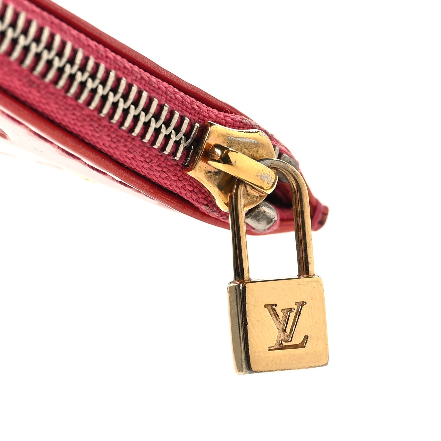 Louis Vuitton Vernis Key Pouch Framboise