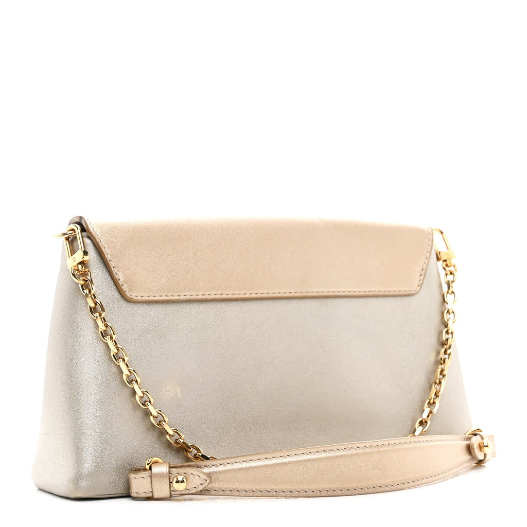 Louis Vuitton Metallic Calfskin Love Note Gold Silver