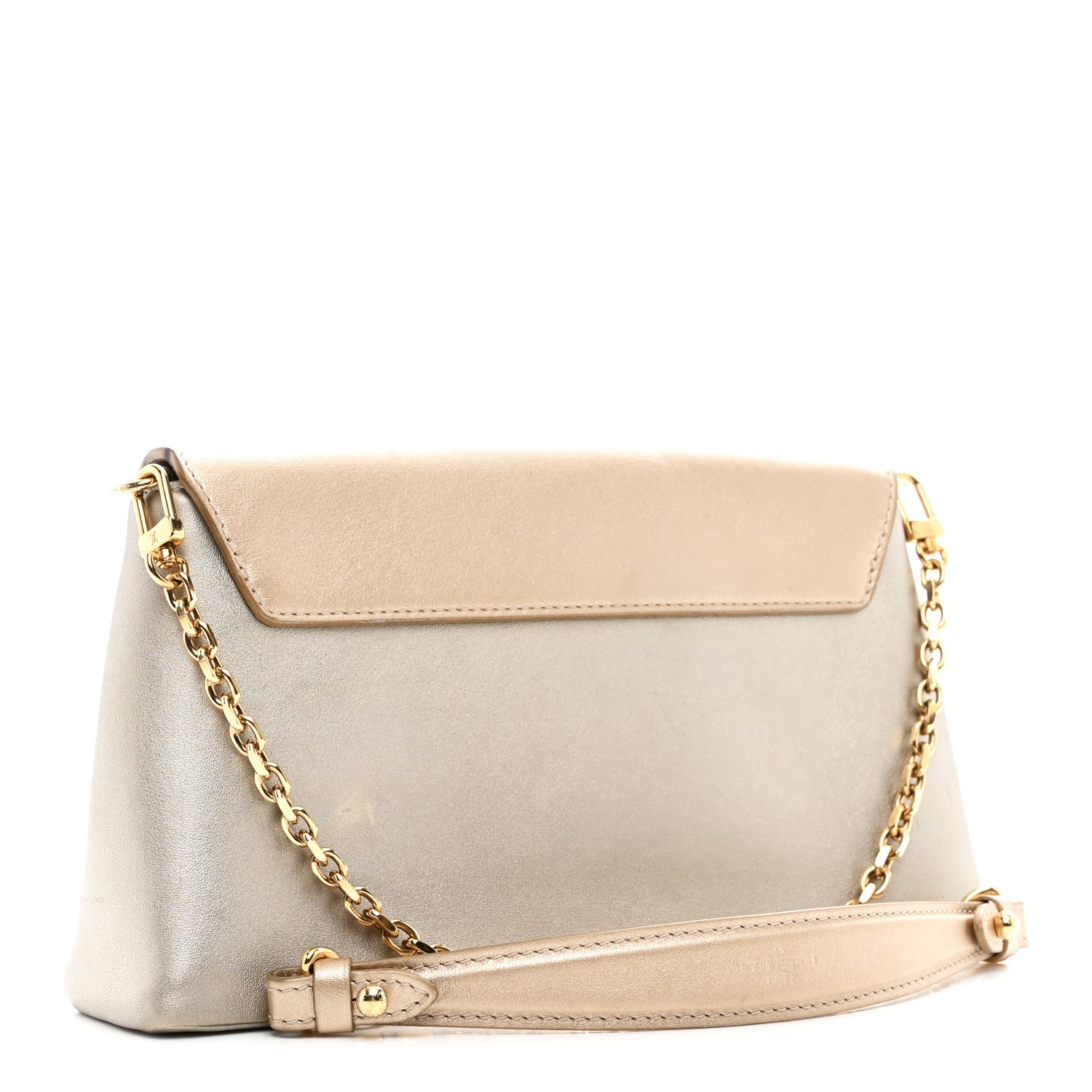 Louis Vuitton Metallic Calfskin Love Note Gold Silver