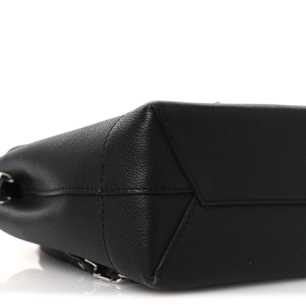 Louis Vuitton Calfskin Lockme Mini Backpack Black