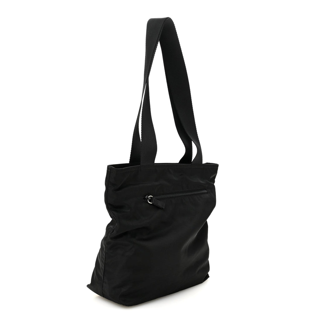 Prada Tessuto Nylon Shopping Tote Black