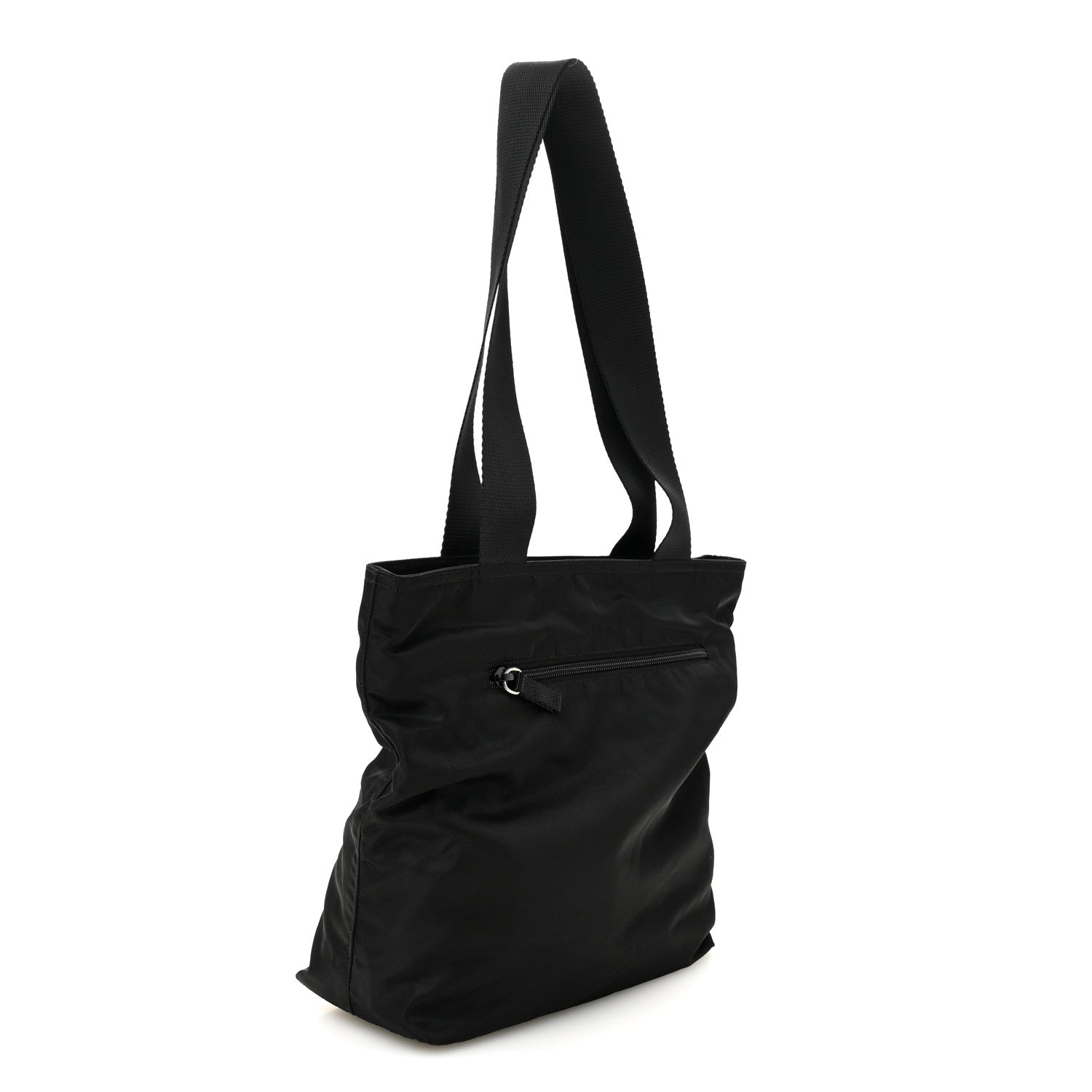 Prada Tessuto Nylon Shopping Tote Black