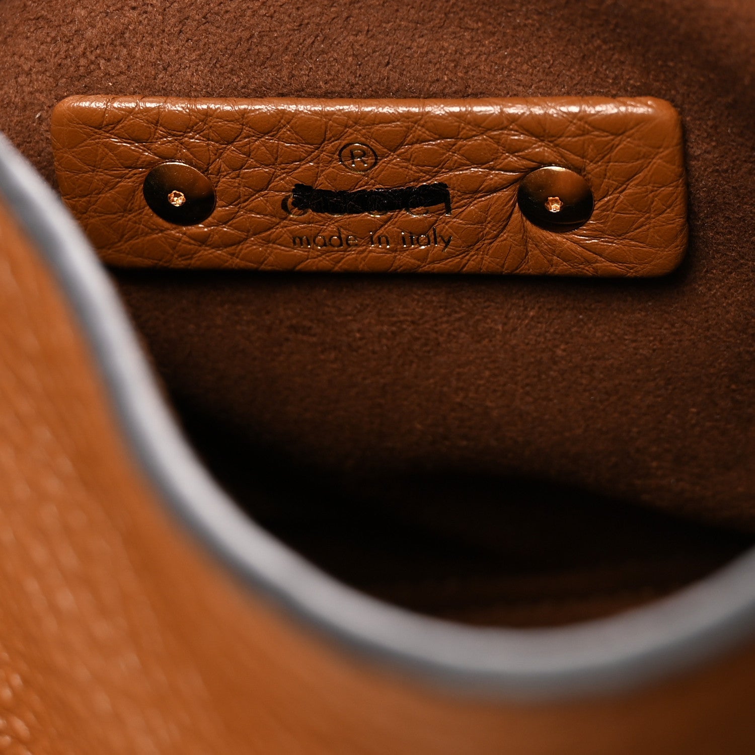 Gucci Grained Calfskin Softbit Medium Shoulder Bag Brown