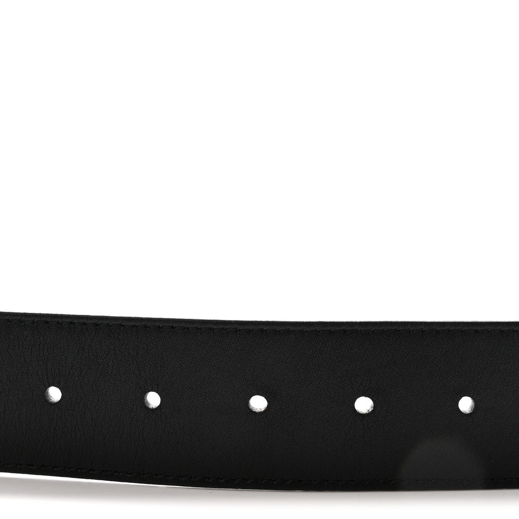 Gucci Calfskin Double G 40mm Belt 75 30 Black