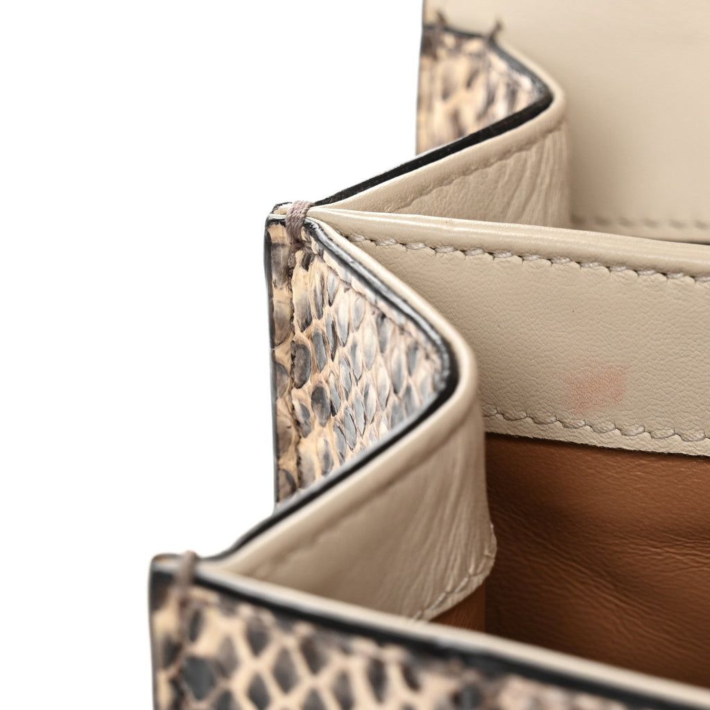 Gucci Snakeskin Bamboo Web Mini Dionysus Top Handle Bag