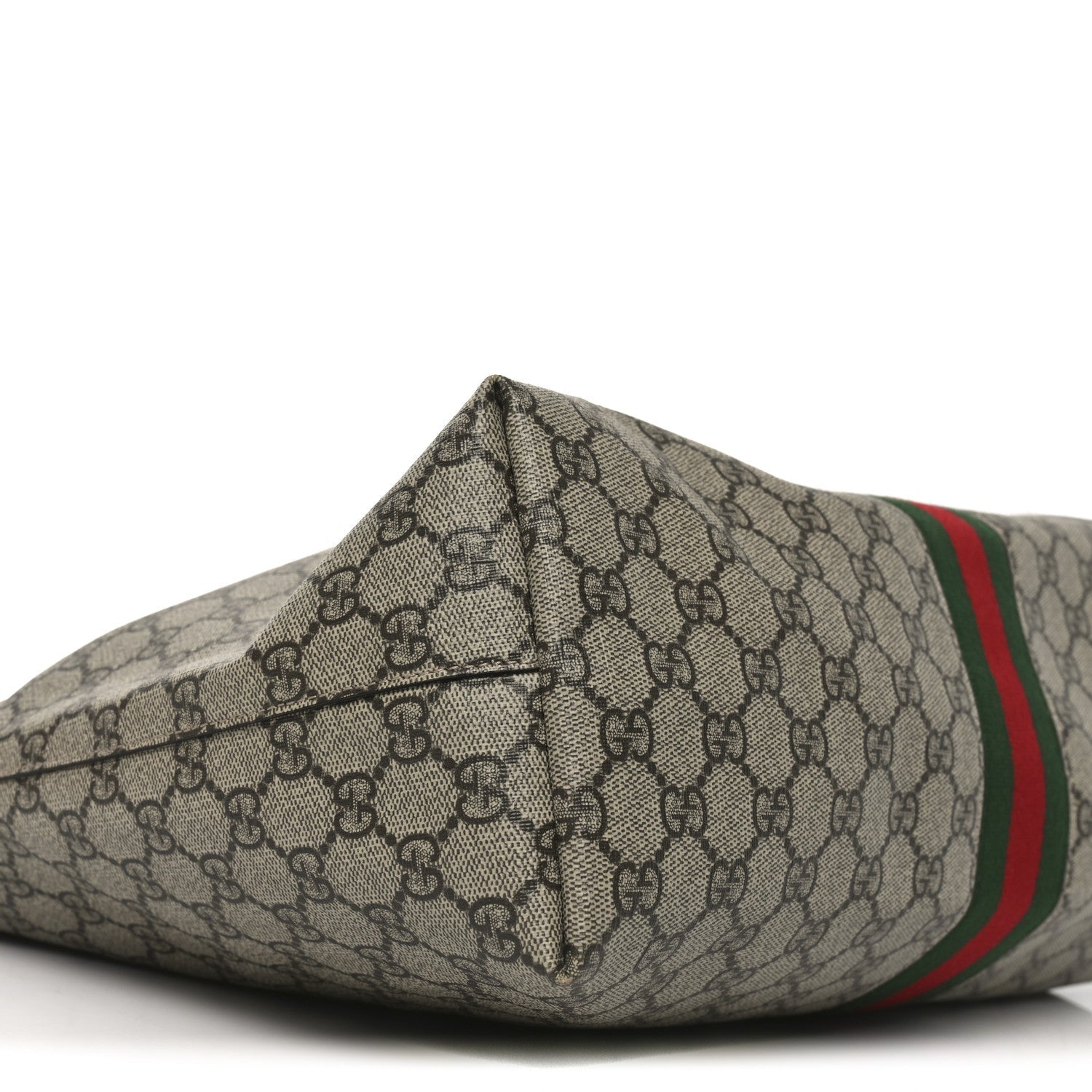 Gucci GG Supreme Monogram Medium Ophidia Shopping Tote Brown