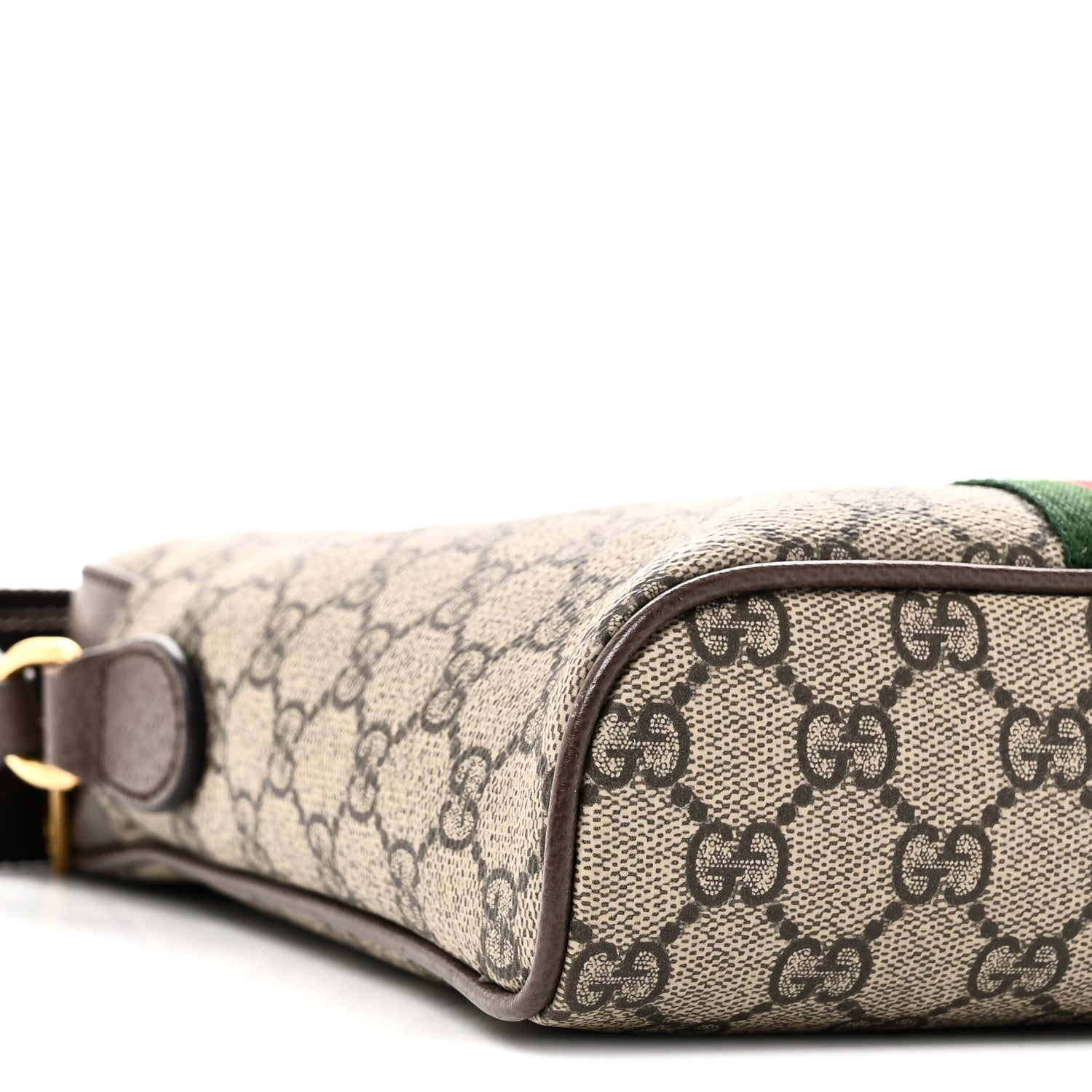 Gucci GG Supreme Monogram Web Small Ophidia Slingbag Beige Ebony New Acero