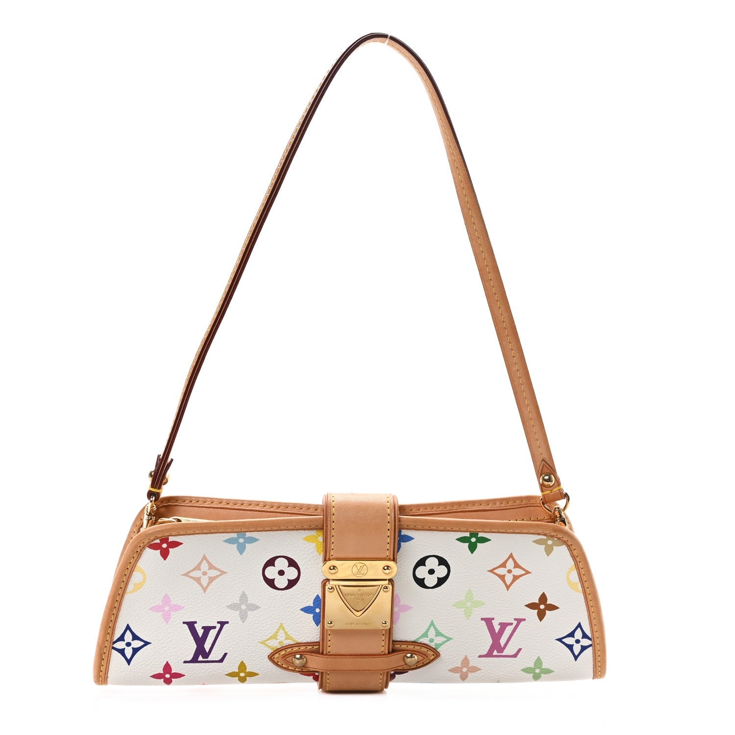 Louis Vuitton Monogram Multicolor Shirley White
