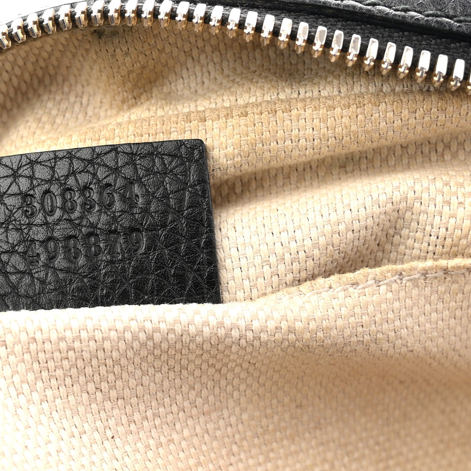 Gucci Pebbled Calfskin Small Soho Disco Bag Black