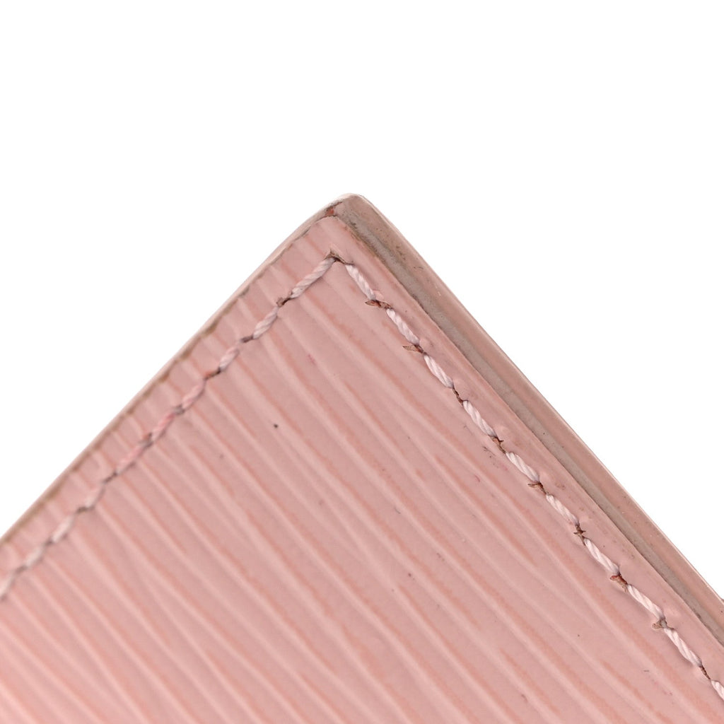 Louis Vuitton Epi Felicie Chain Wallet Zippered Insert Rose Ballerine