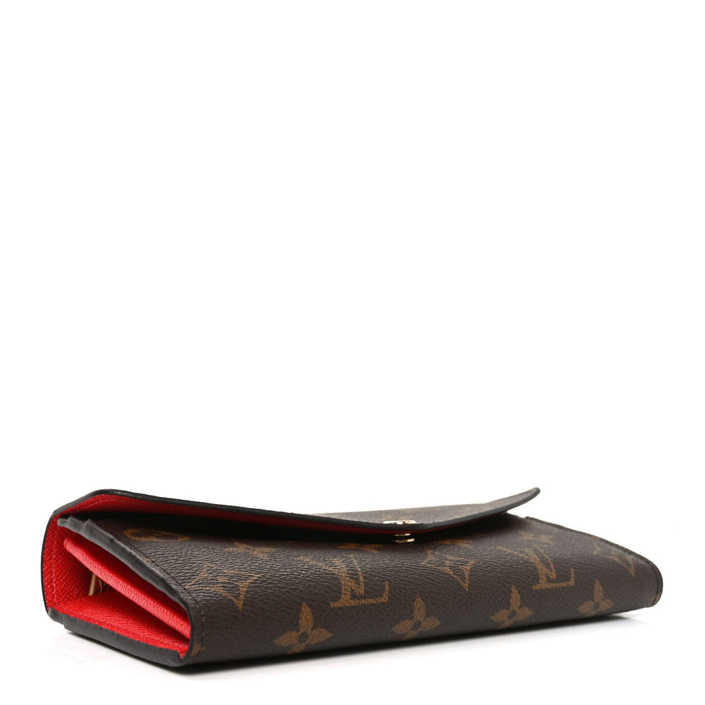 Louis Vuitton Monogram Sarah Wallet NM Coquelicot