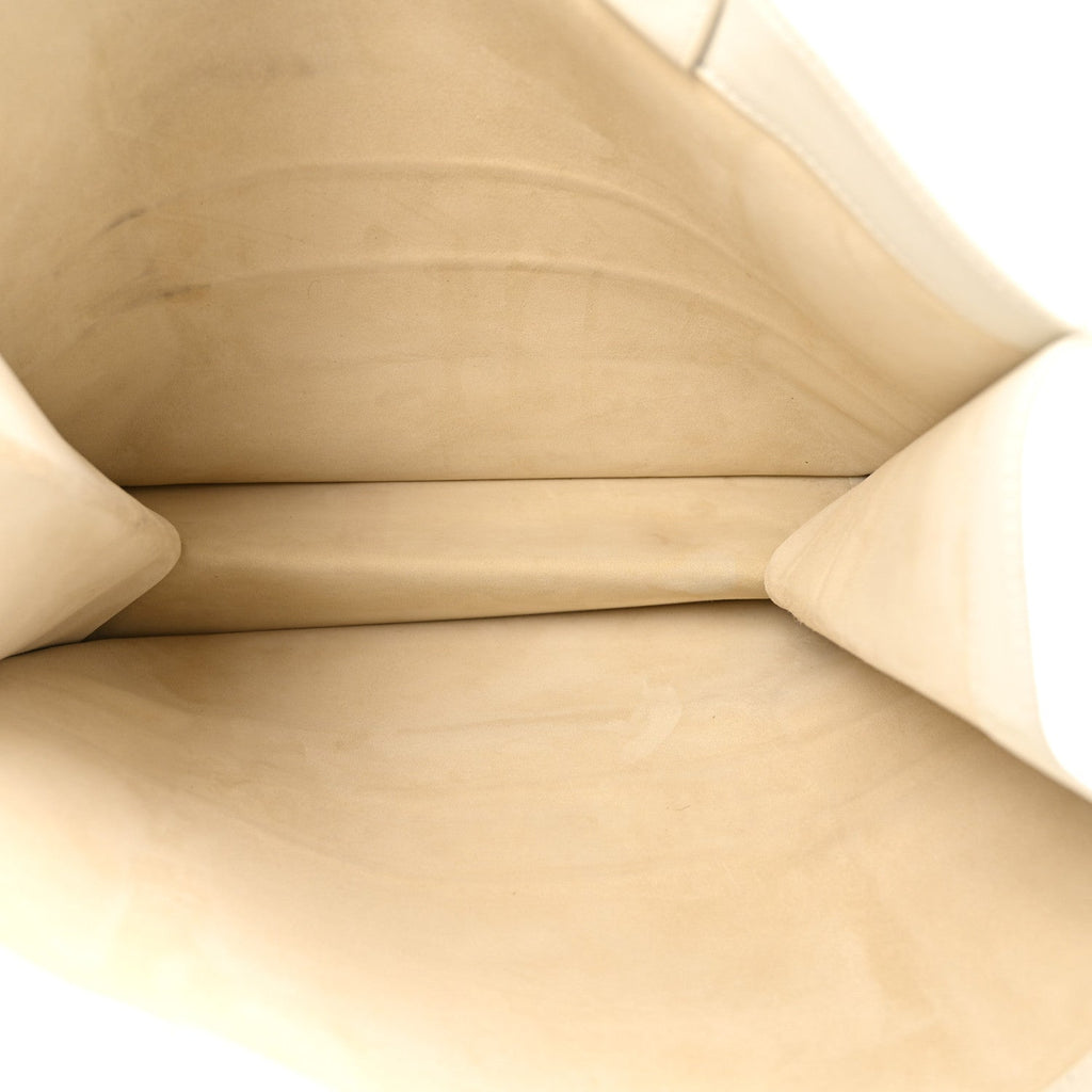 Christian Dior Calfskin Large Surrealism Book Tote Ivory