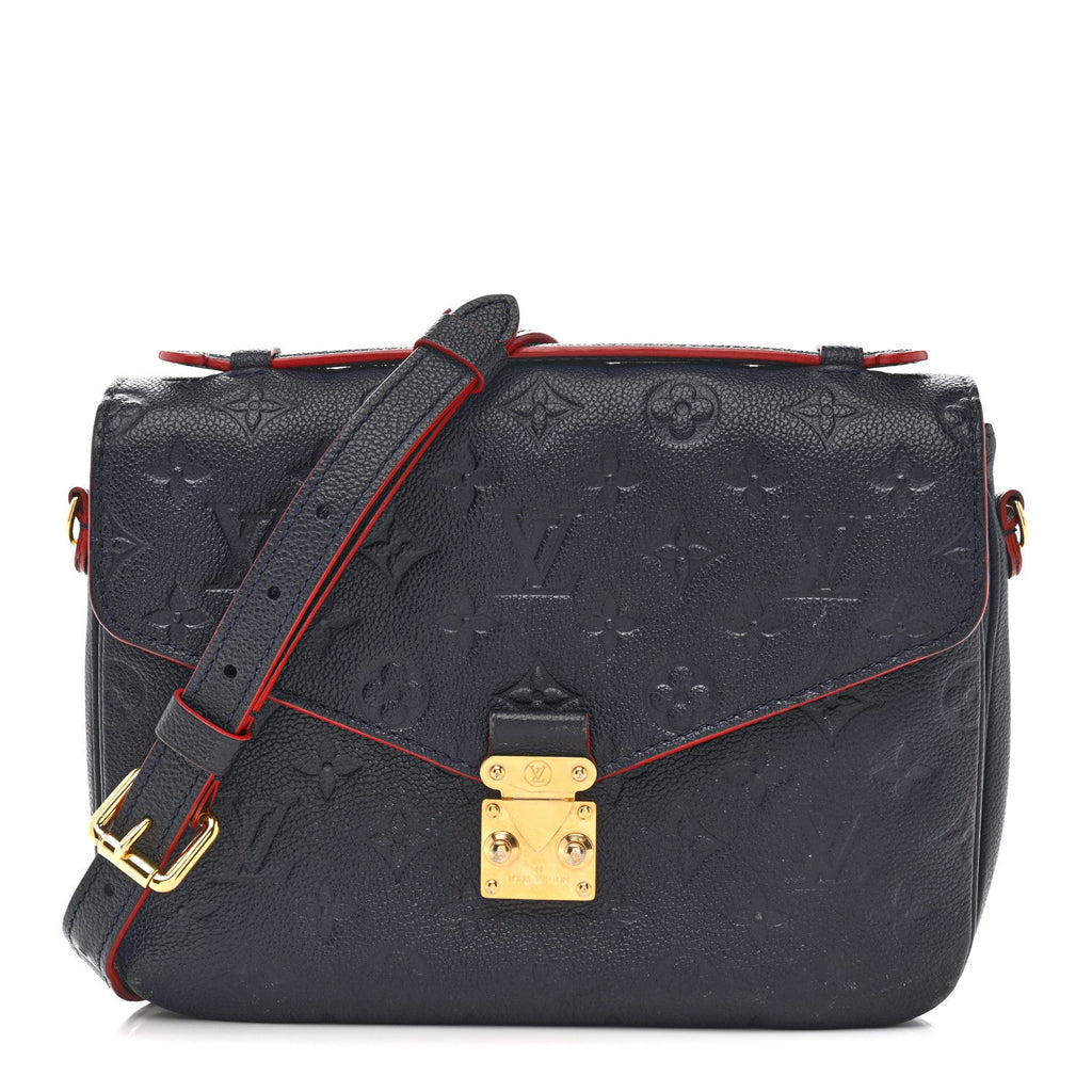 Louis Vuitton Empreinte Pochette Metis Marine Rouge