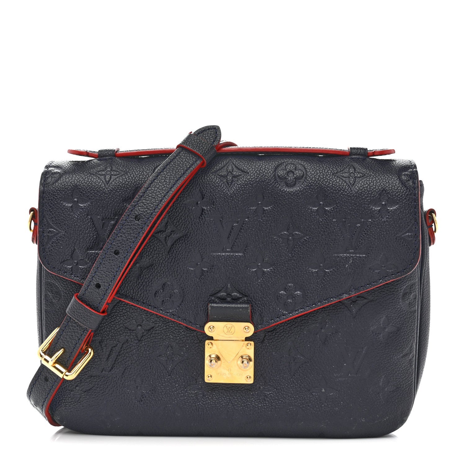 Louis Vuitton Empreinte Pochette Metis Marine Rouge