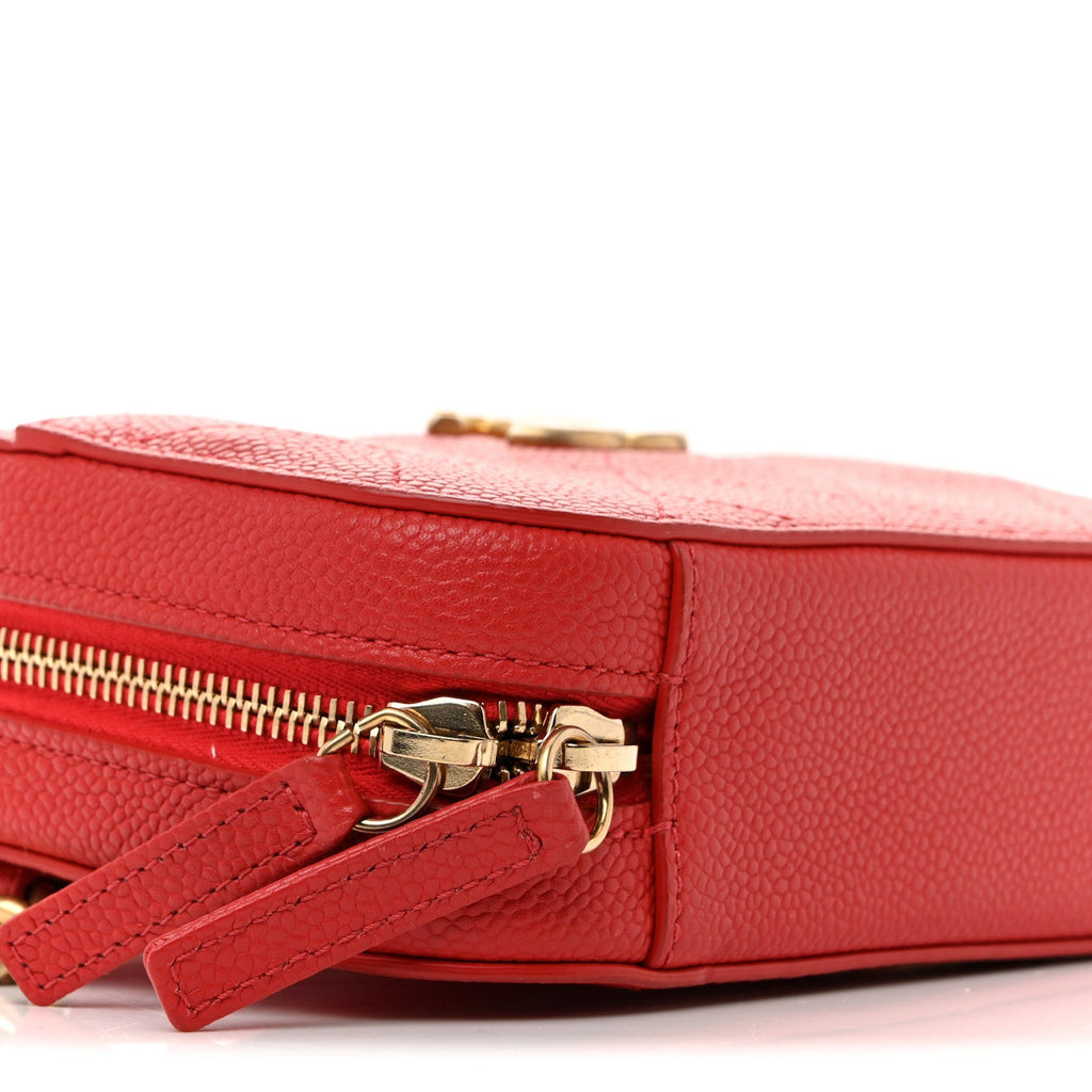 Chanel Caviar Quilted Waist Bag Red