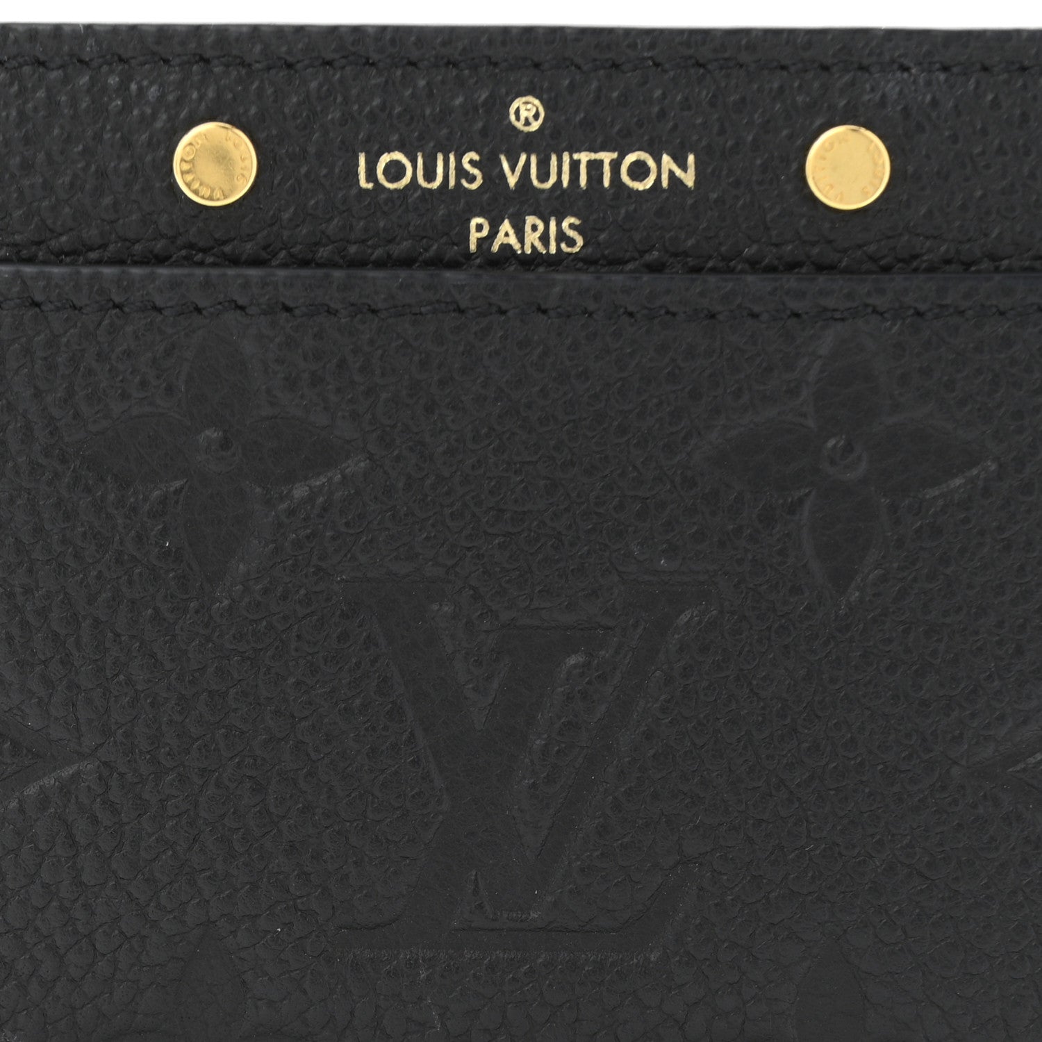 Louis Vuitton Empreinte Card Holder Black
