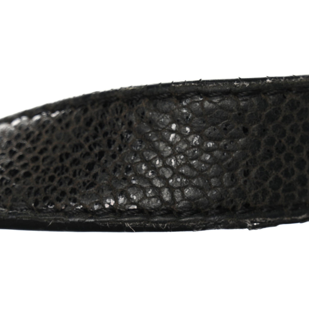 Chanel Crumpled Grained Calfskin Quilted CC Crave Tote Black