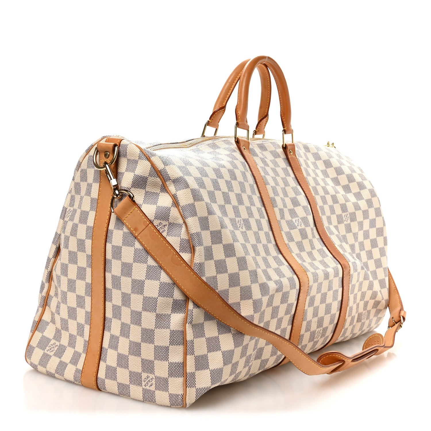 Louis Vuitton Damier Azur Keepall Bandouliere 55