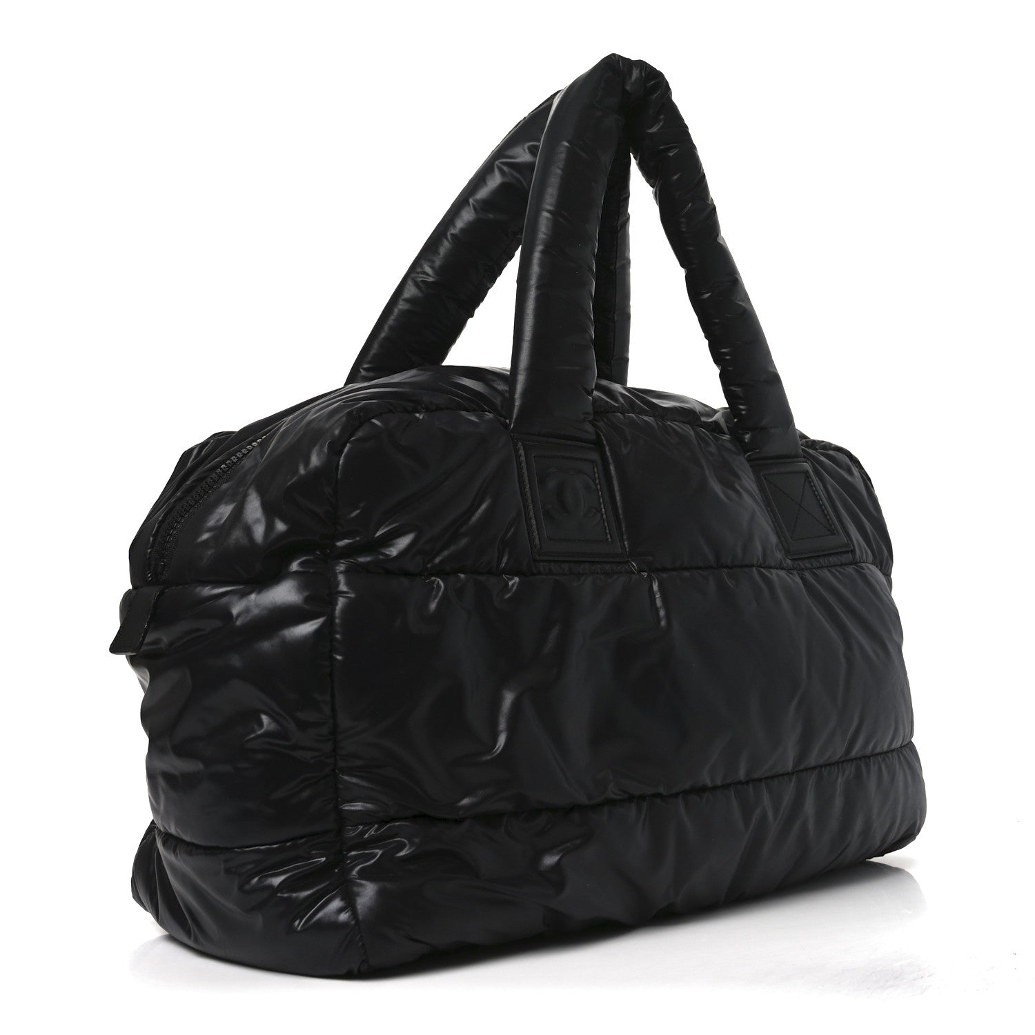 Chanel Nylon Coco Cocoon Large Reversible Tote Black
