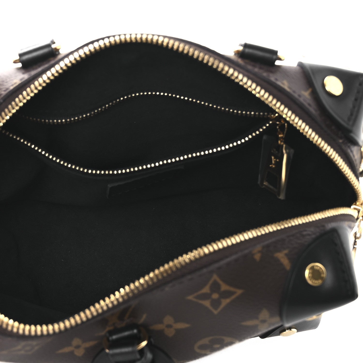 Louis Vuitton Monogram Petite Malle Souple Black