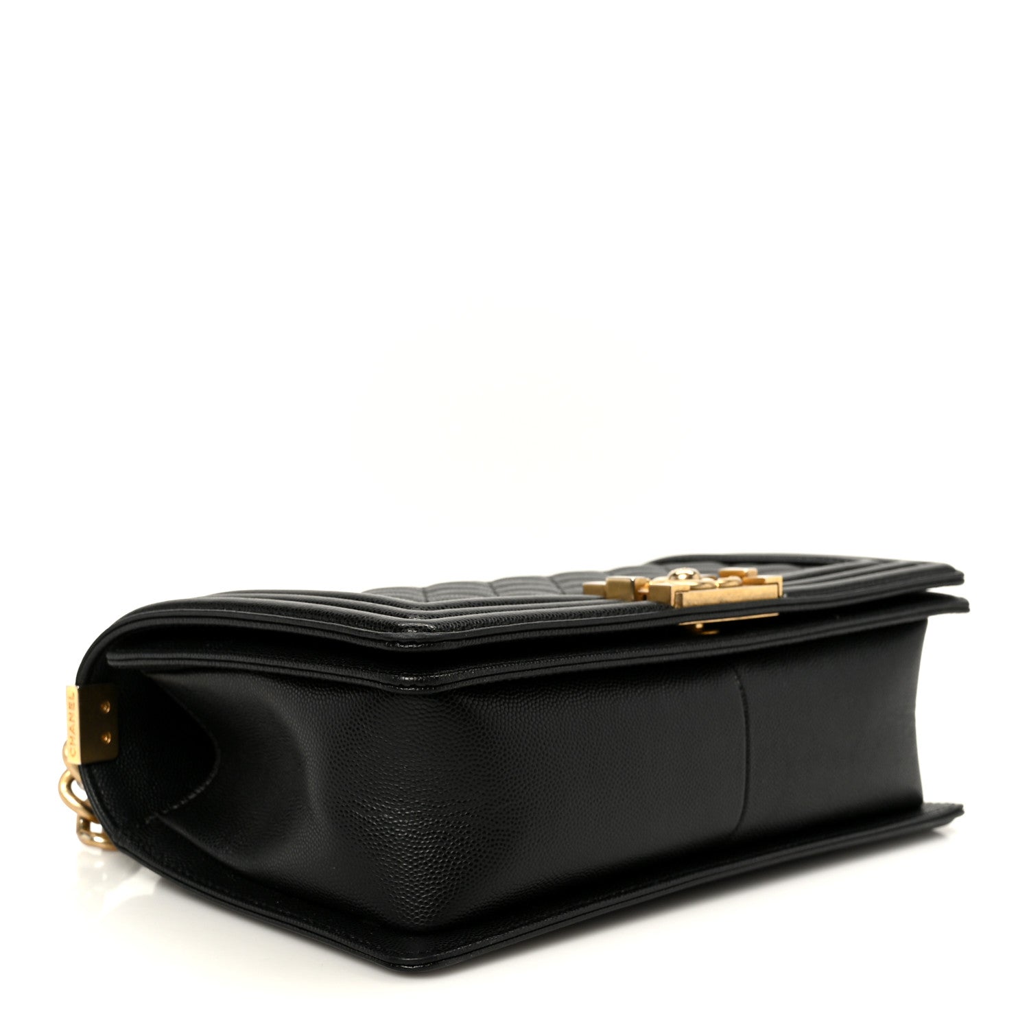 Chanel Caviar Quilted Medium Boy Flap Black